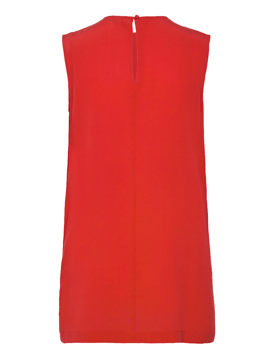 Closed - SLIT TOP SHIRTS & BLOUSES FIERY RED - varrukateta pluusid - fiery red - 2