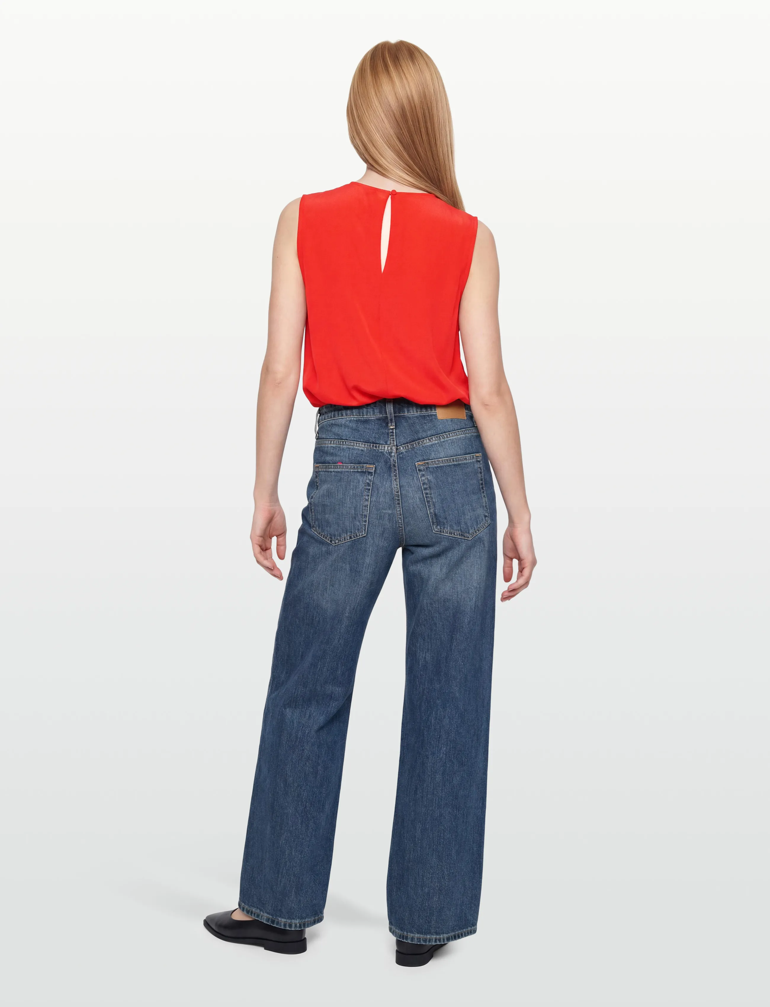 Closed Slit Top Shirts & Blouses Fiery toppar dam – bild 3