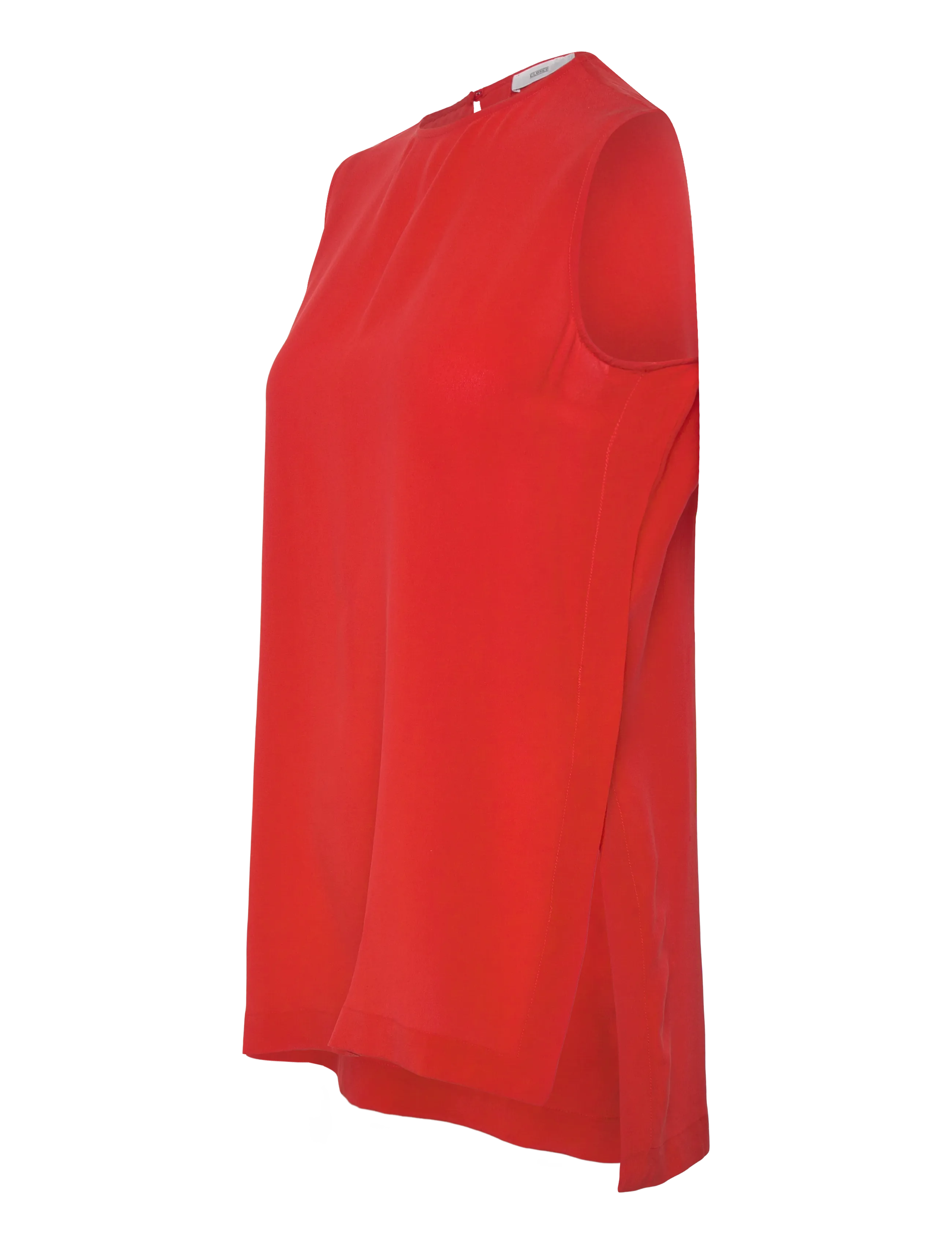 Closed - SLIT TOP SHIRTS & BLOUSES FIERY RED - ermalausar blússur - fiery red - 3