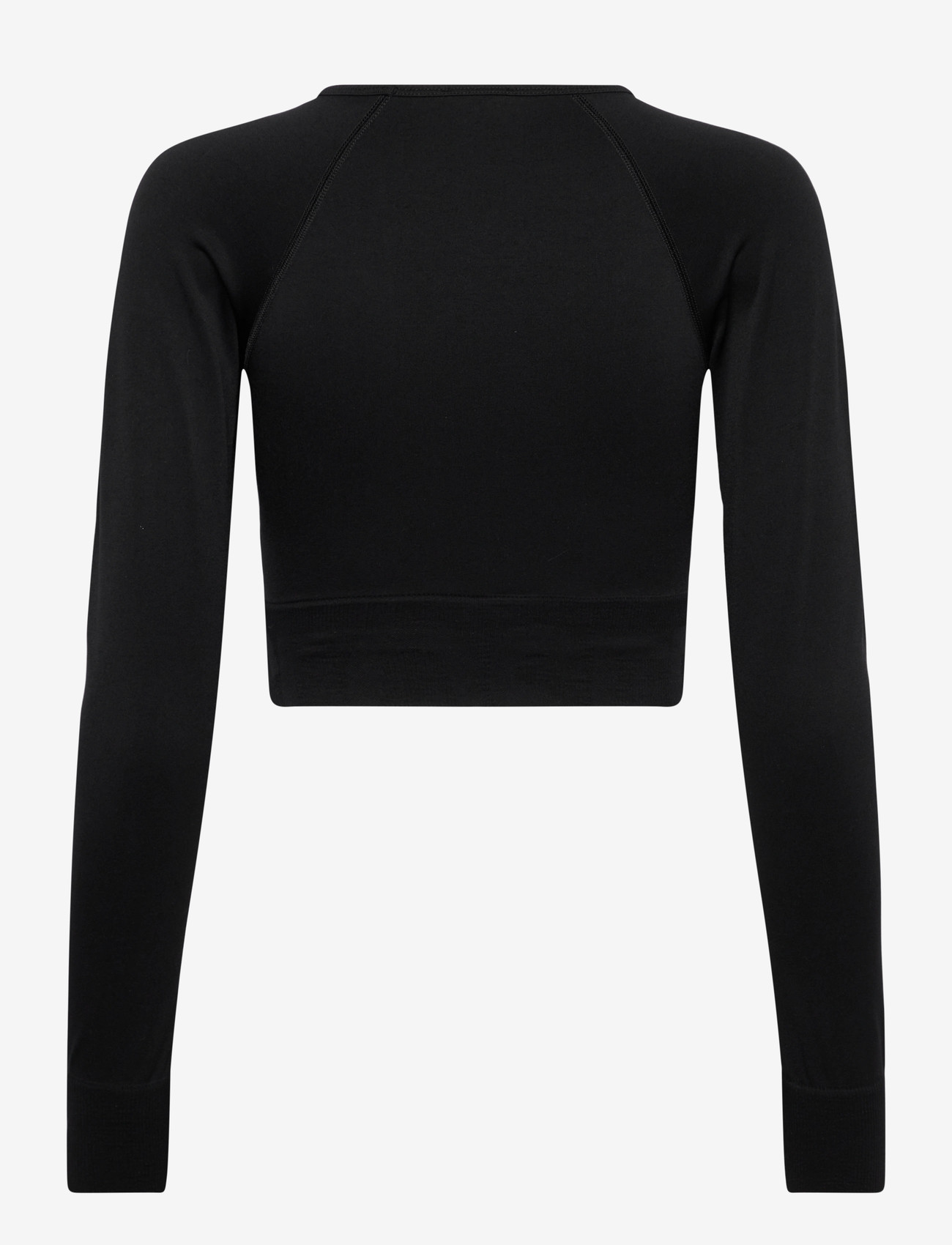 Closed - WOMEN CROPPED RAGLAN LONGSLEEVE T-SHIRTS BLACK - crop-tops - black - 1