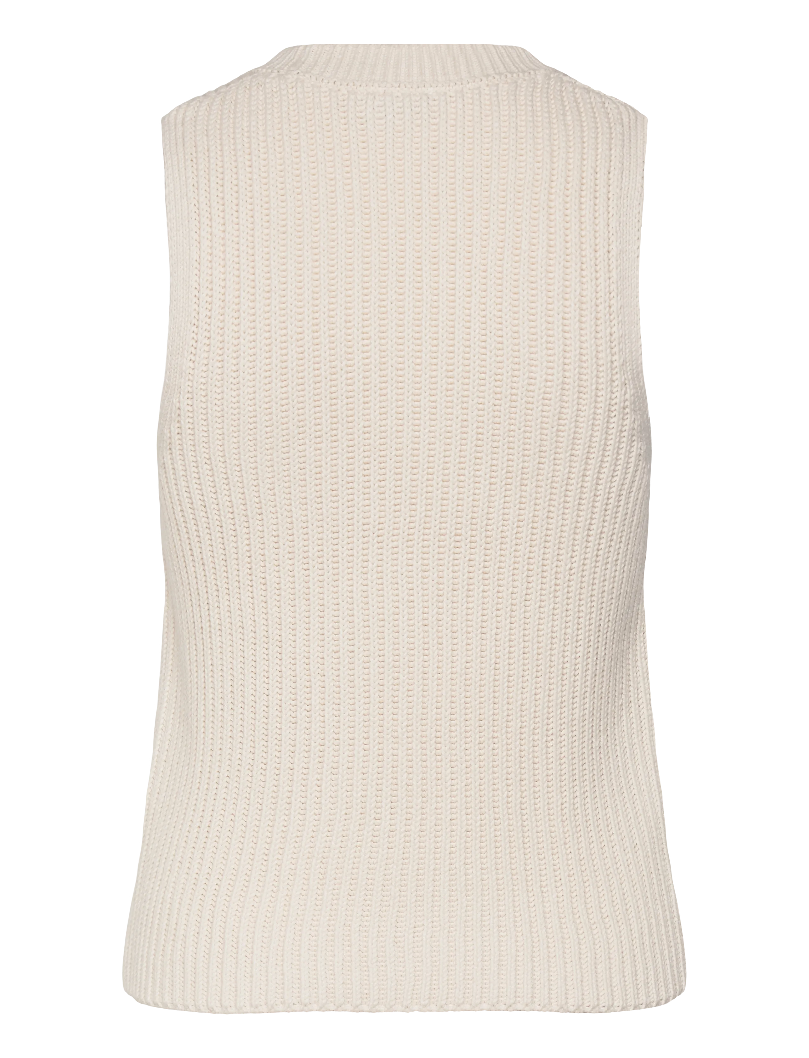 Closed - WOMEN CREW NECK RACER TOP KNITS ECRU - džemperi - ecru - 2