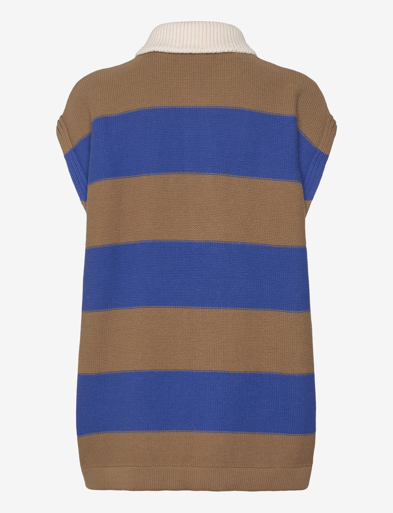 Closed - SLEEVELESS POLO KNITS ECRU - knitted vests - ecru - 1