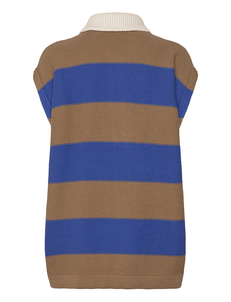 Closed - SLEEVELESS POLO KNITS ECRU - knitted vests - ecru - 1