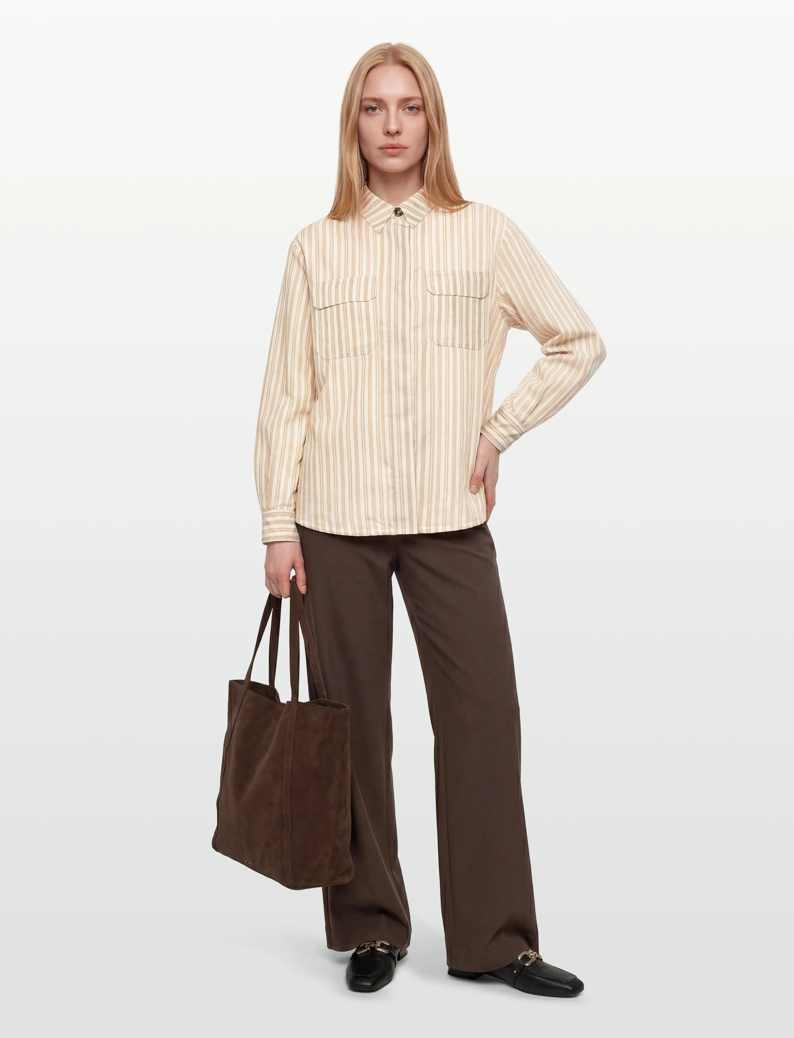 Closed - WOMEN KALLY DRIED TEAK - langærmede skjorter - dried teak - 0