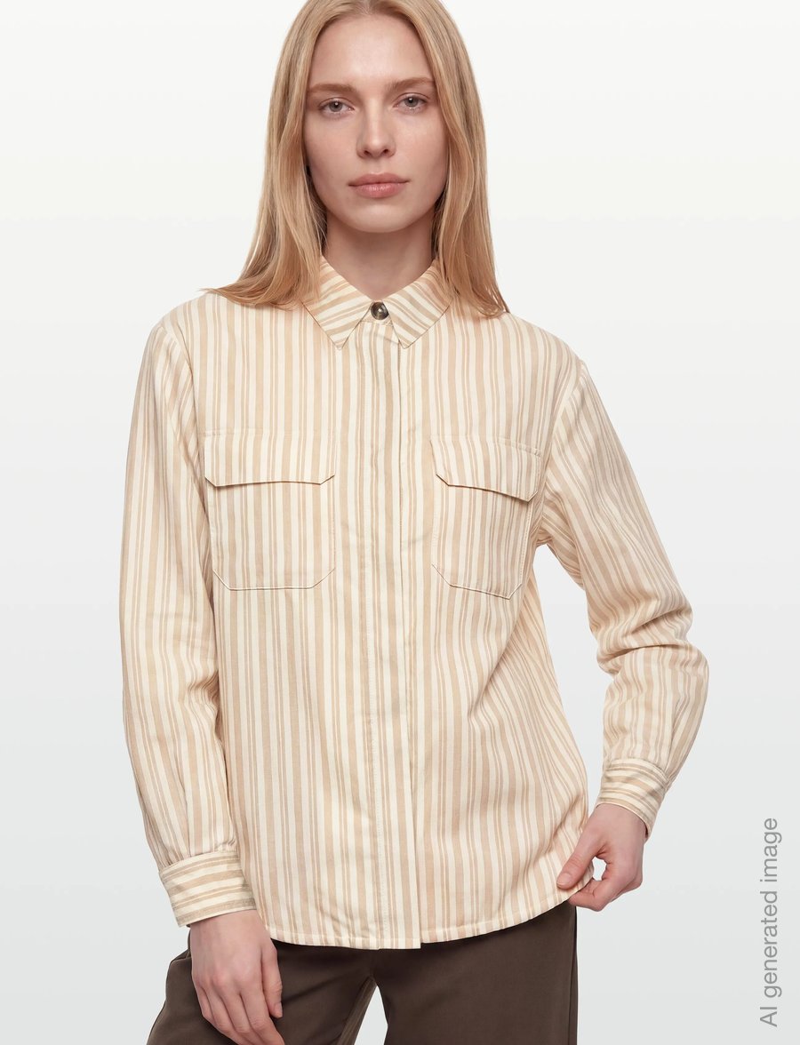 Closed - WOMEN KALLY DRIED TEAK - jeansskjortor - dried teak - 5