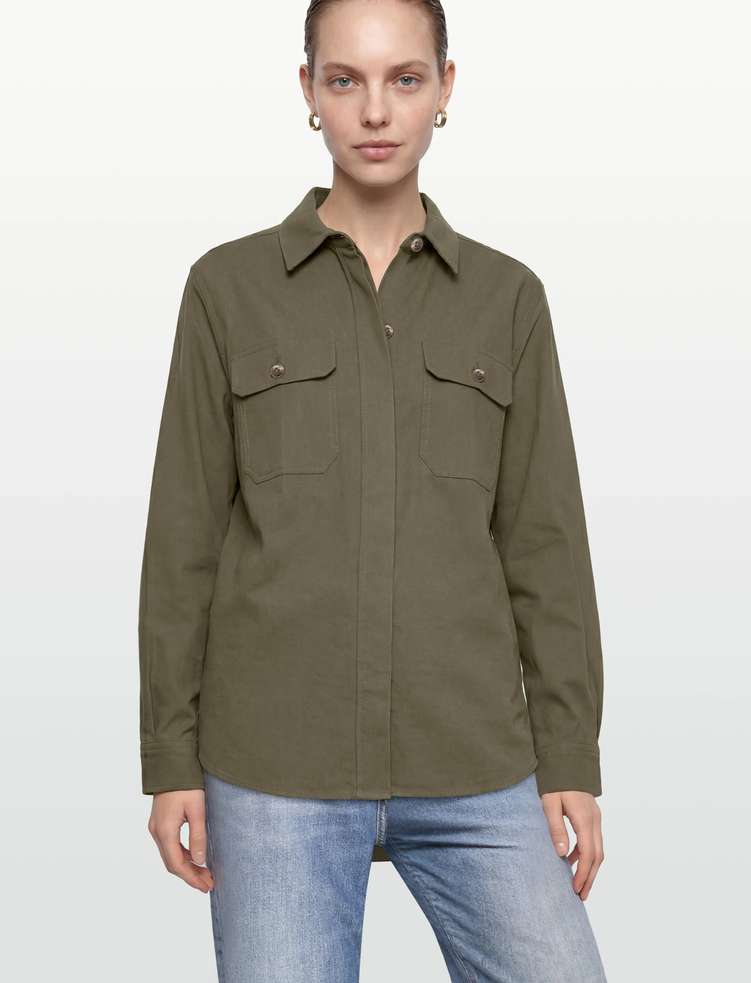 Closed - WOMEN KALLY DRIED BASIL - chemises en jeans - dried basil - 3