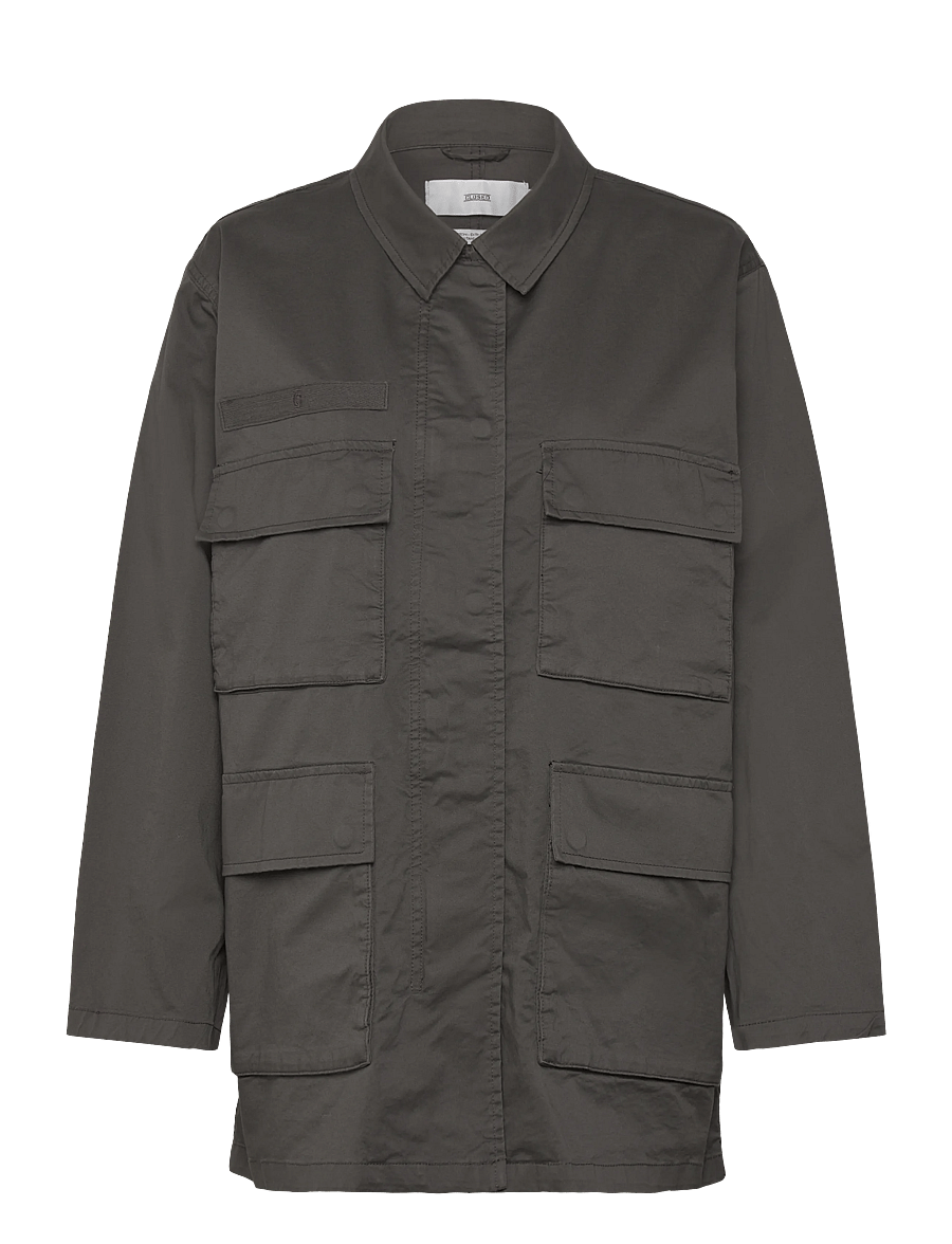 Closed - WOMEN FIELD JACKET DARK NICKEL - vestes utilitaires - dark nickel - 1