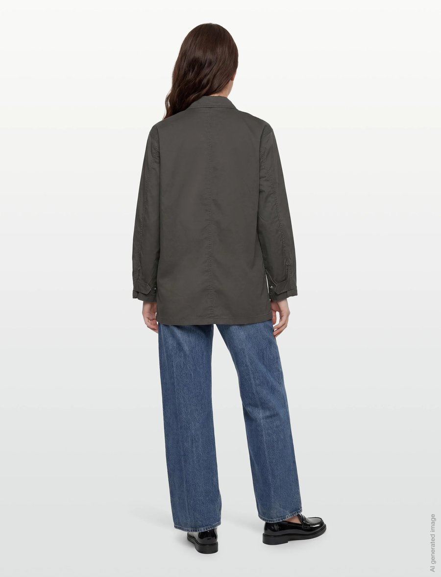 Closed - WOMEN FIELD JACKET DARK NICKEL - vestes utilitaires - dark nickel - 4