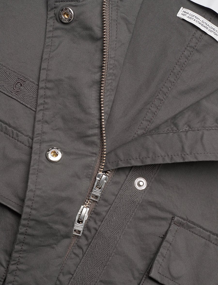 Closed - WOMEN FIELD JACKET DARK NICKEL - vestes utilitaires - dark nickel - 5