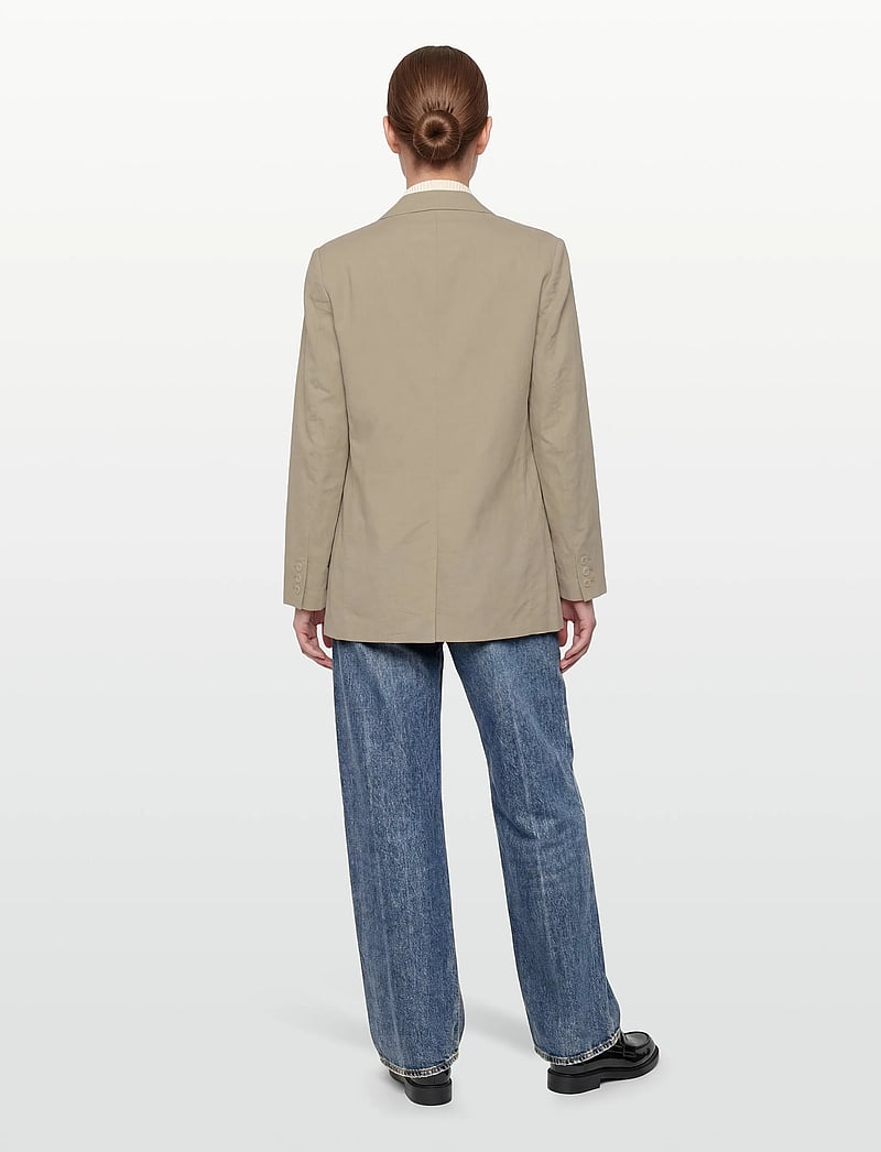 Closed - KAYCEE JACKET LIGHT MOSS GREEN - zweireihige blazer - light moss green - 4