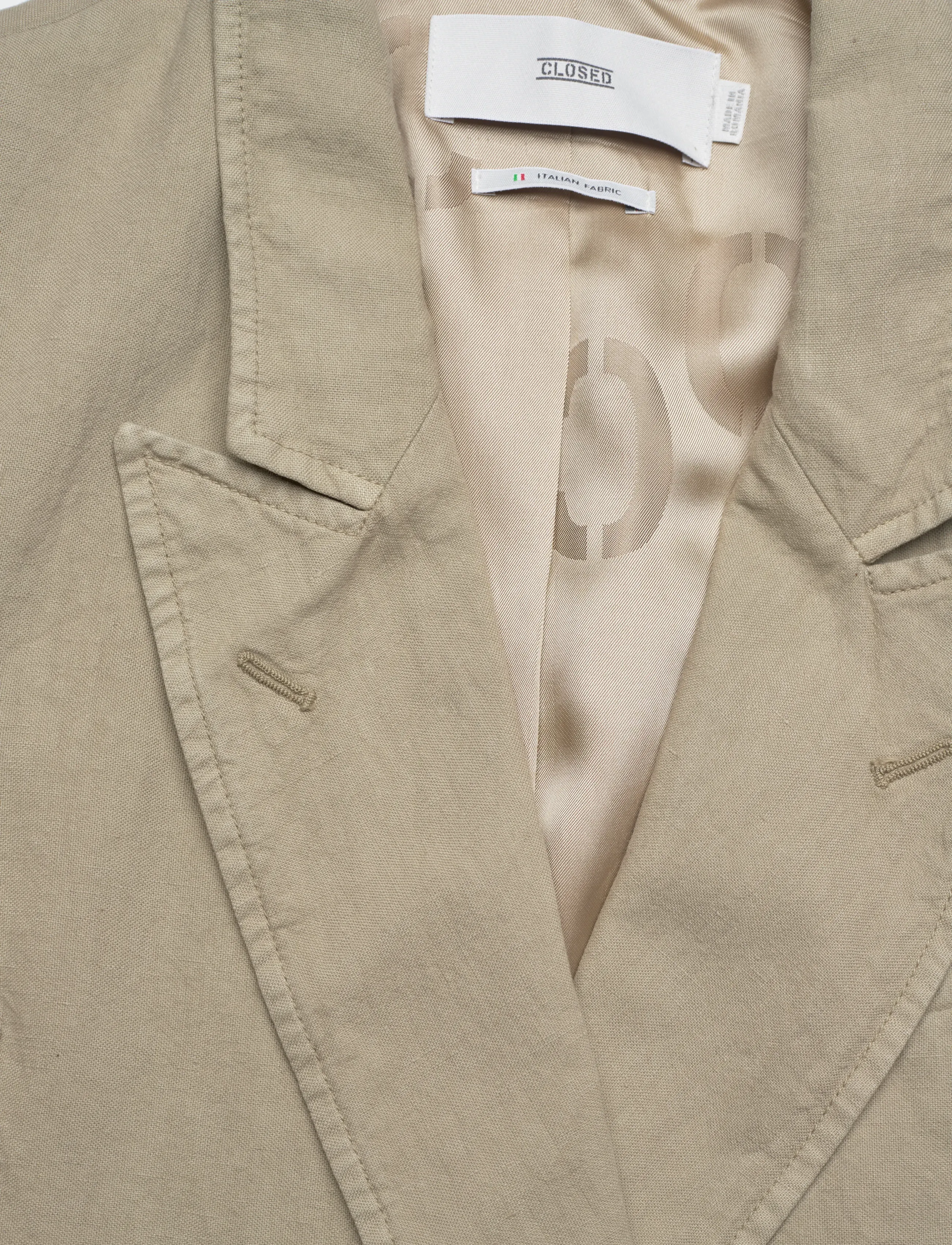 Closed - KAYCEE JACKET LIGHT MOSS GREEN - dobbeltradede blazere - light moss green - 5