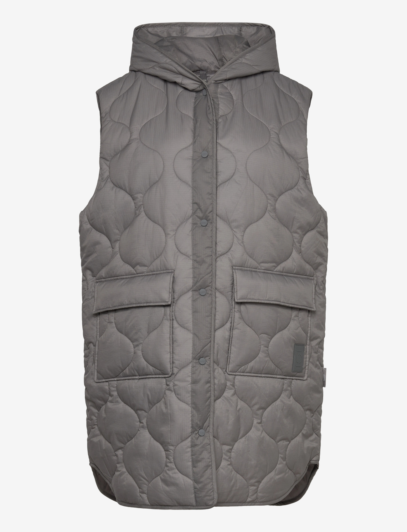 Closed - LONG VEST DARK SHADOW - spring jackets - dark shadow - 0