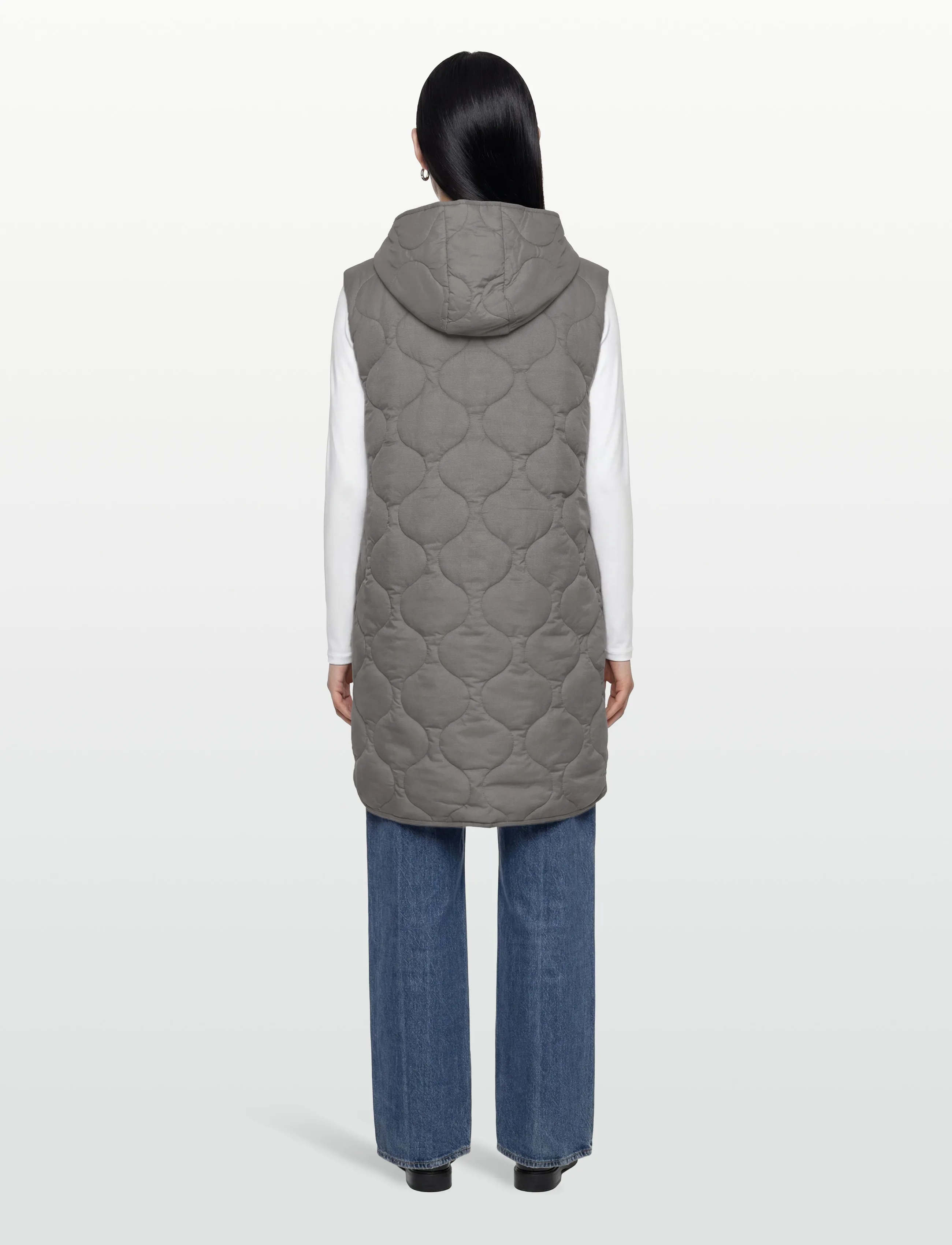 Closed - LONG VEST DARK SHADOW - overtøj - dark shadow - 4