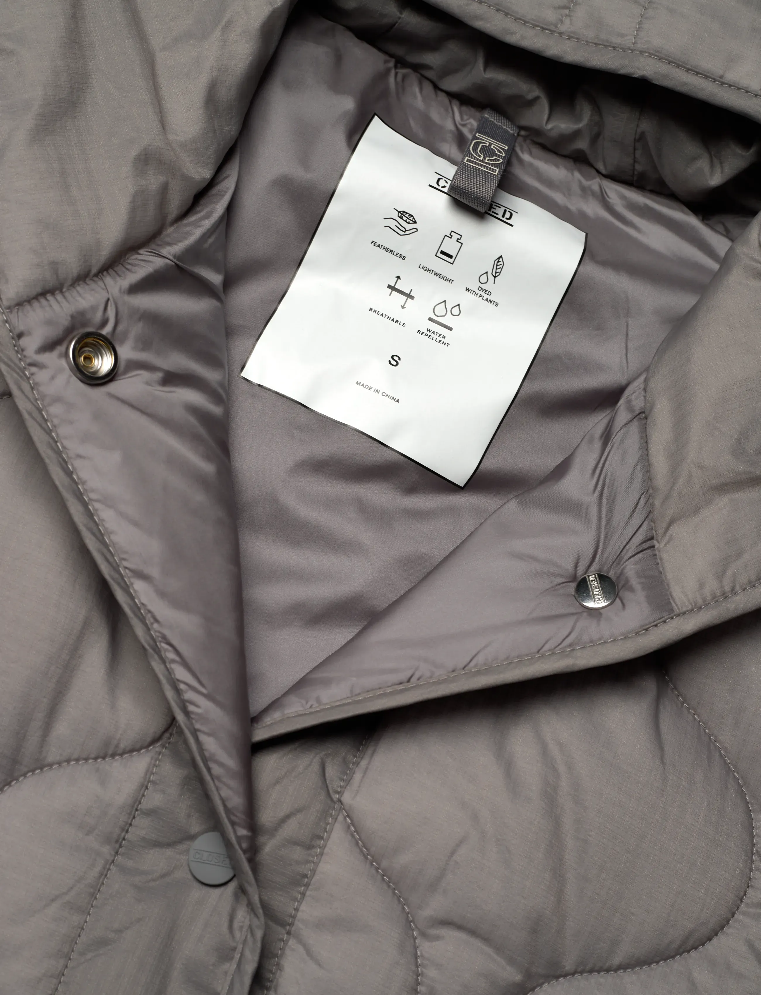 Closed - LONG VEST DARK SHADOW - overtøj - dark shadow - 5