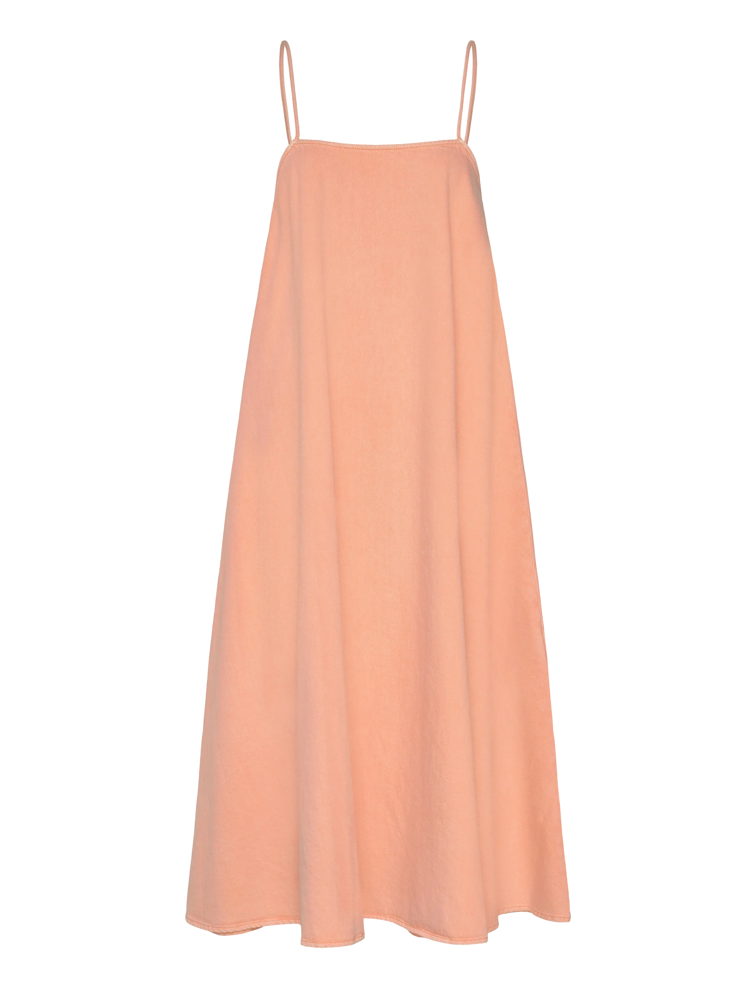 Closed WOMEN STRAP DENIM DRESS WILD ROSE - Slip kjoler - WILD ROSE / coral