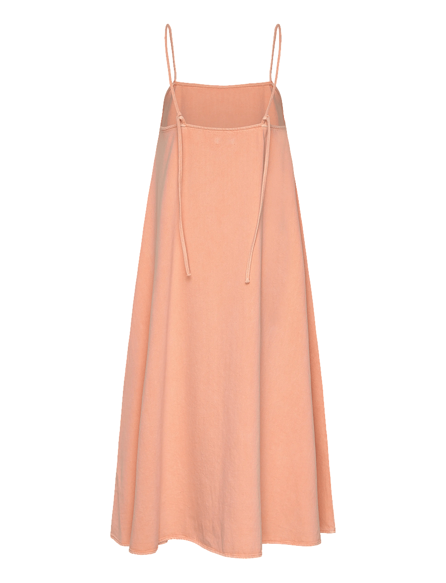 Closed - WOMEN STRAP DENIM DRESS WILD ROSE - slip dresses - wild rose - 2