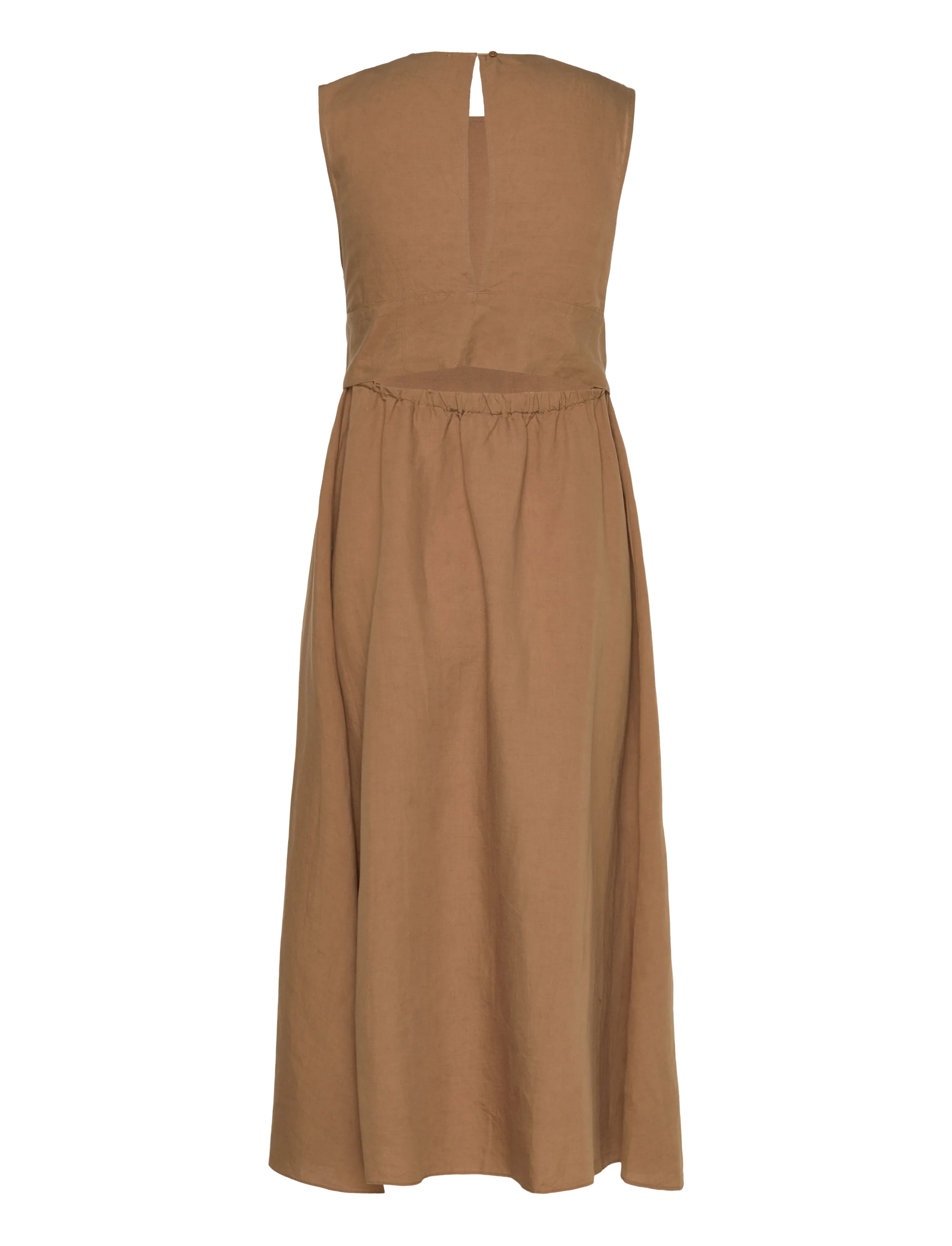 Closed - WAISTED BELT DRESSES NUTMEG - maxi dresses - nutmeg - 2