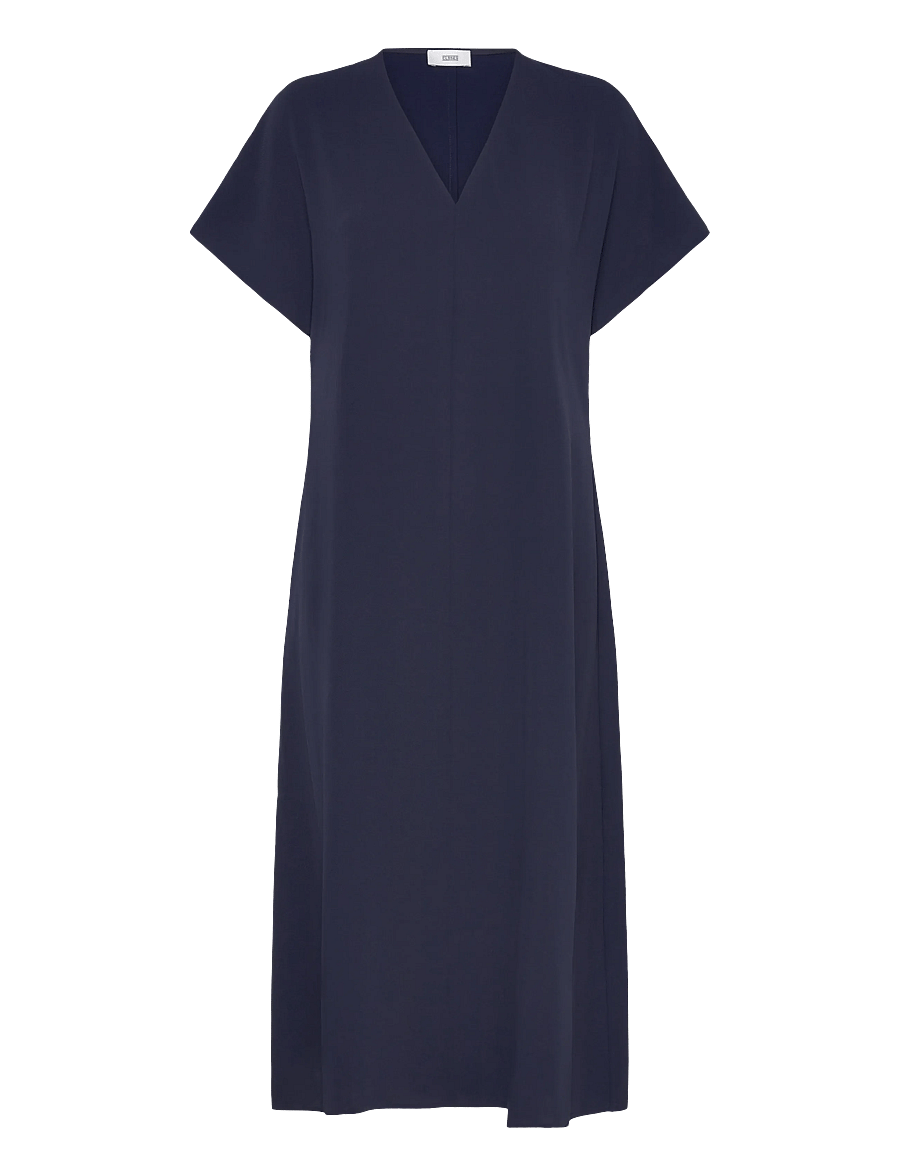 Closed - STYLE NAME FLUIDE DRESS DRESSES DARK NIGHT - midi dresses - dark night - 1