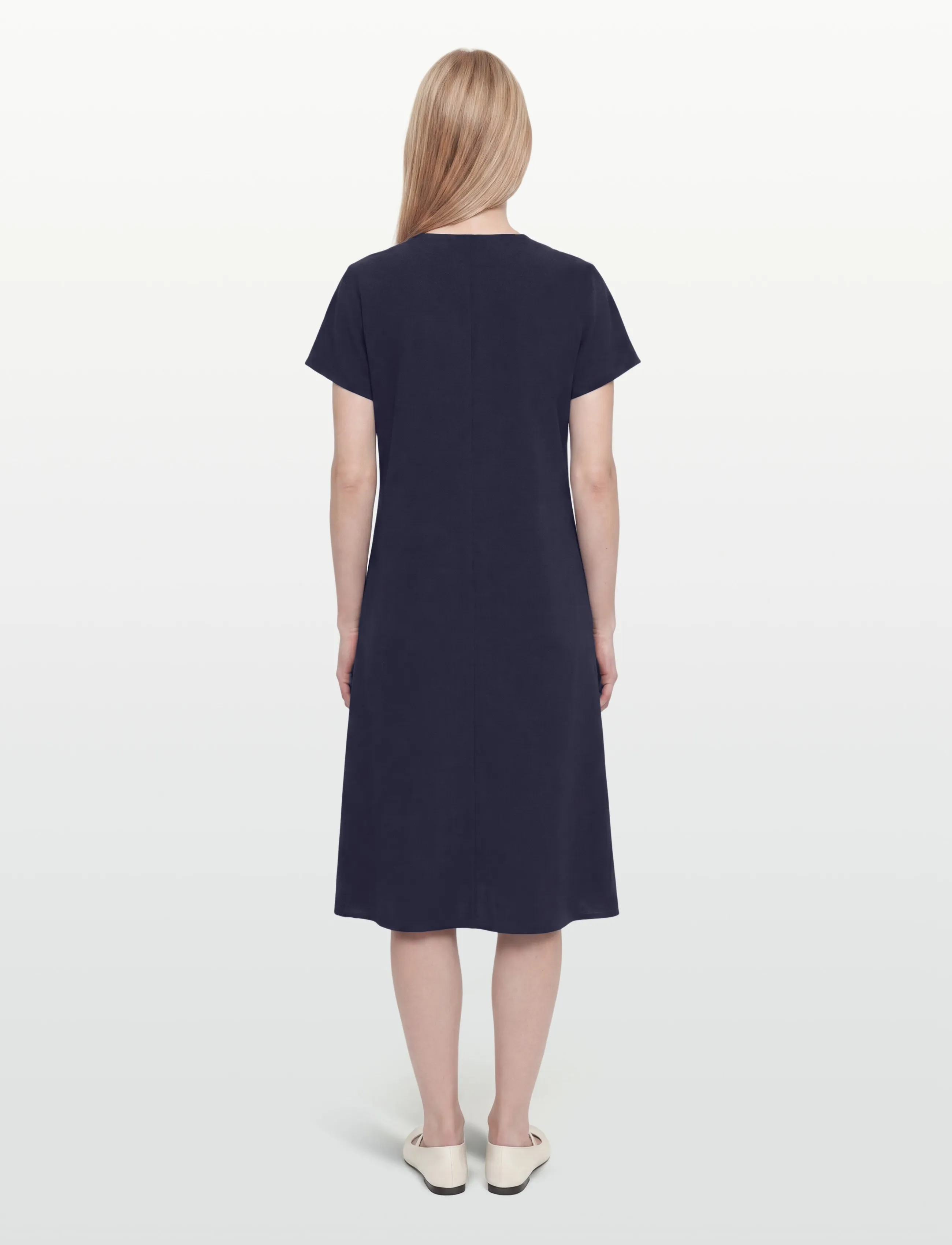 Closed - STYLE NAME FLUIDE DRESS DRESSES DARK NIGHT - midikleidid - dark night - 4