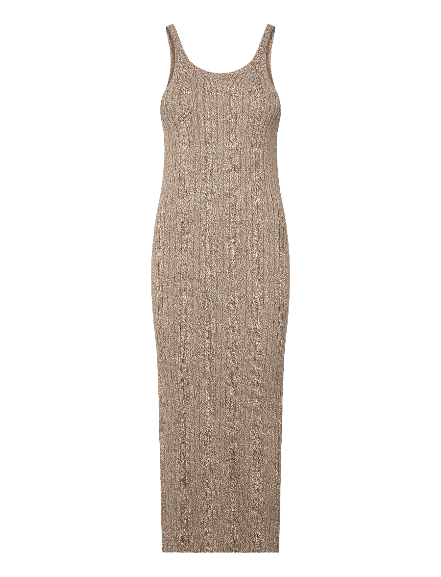 Closed - WOMEN STRAP DRESS DRESSES NUTMEG - neulemekot - nutmeg - 1