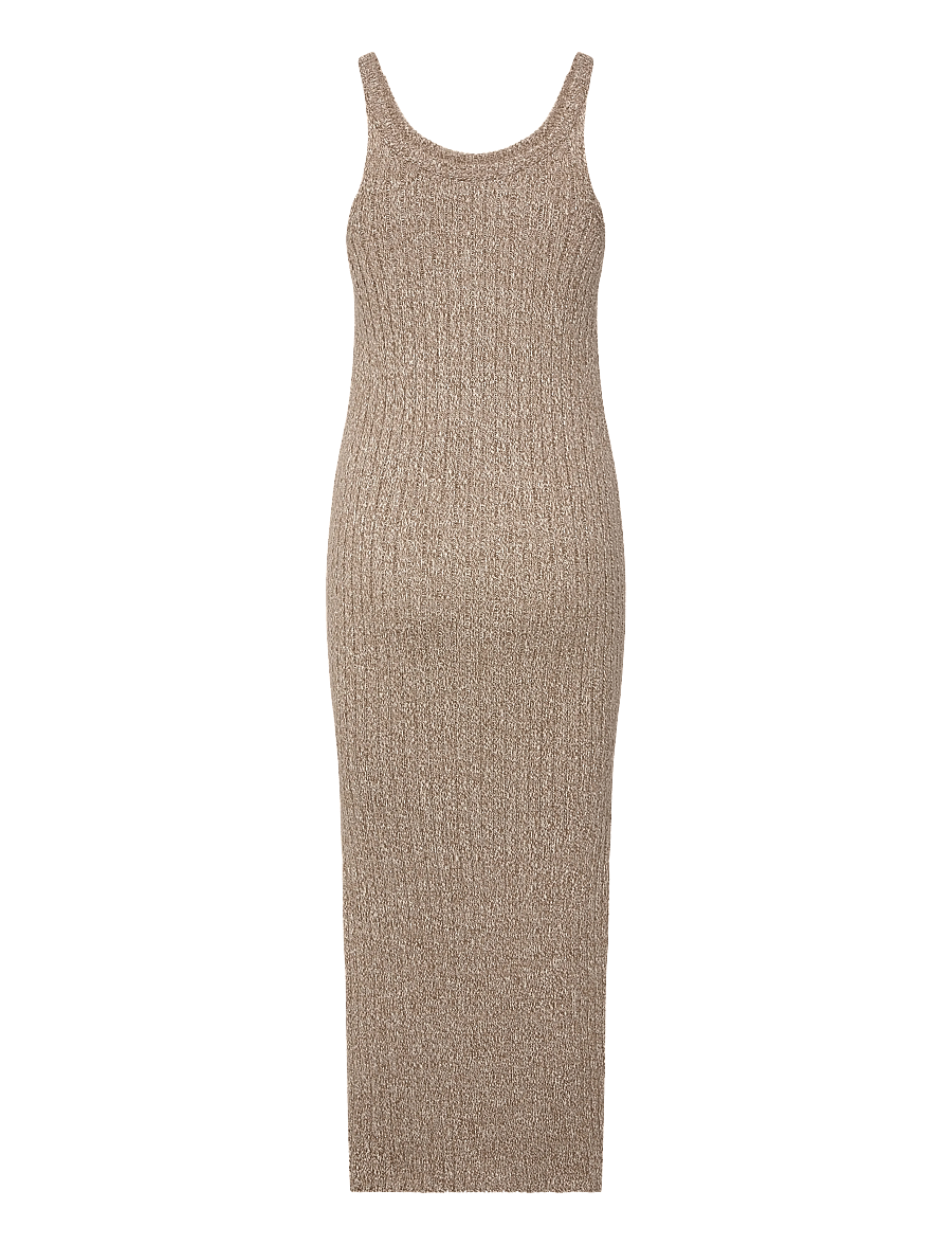 Closed - WOMEN STRAP DRESS DRESSES NUTMEG - neulemekot - nutmeg - 2