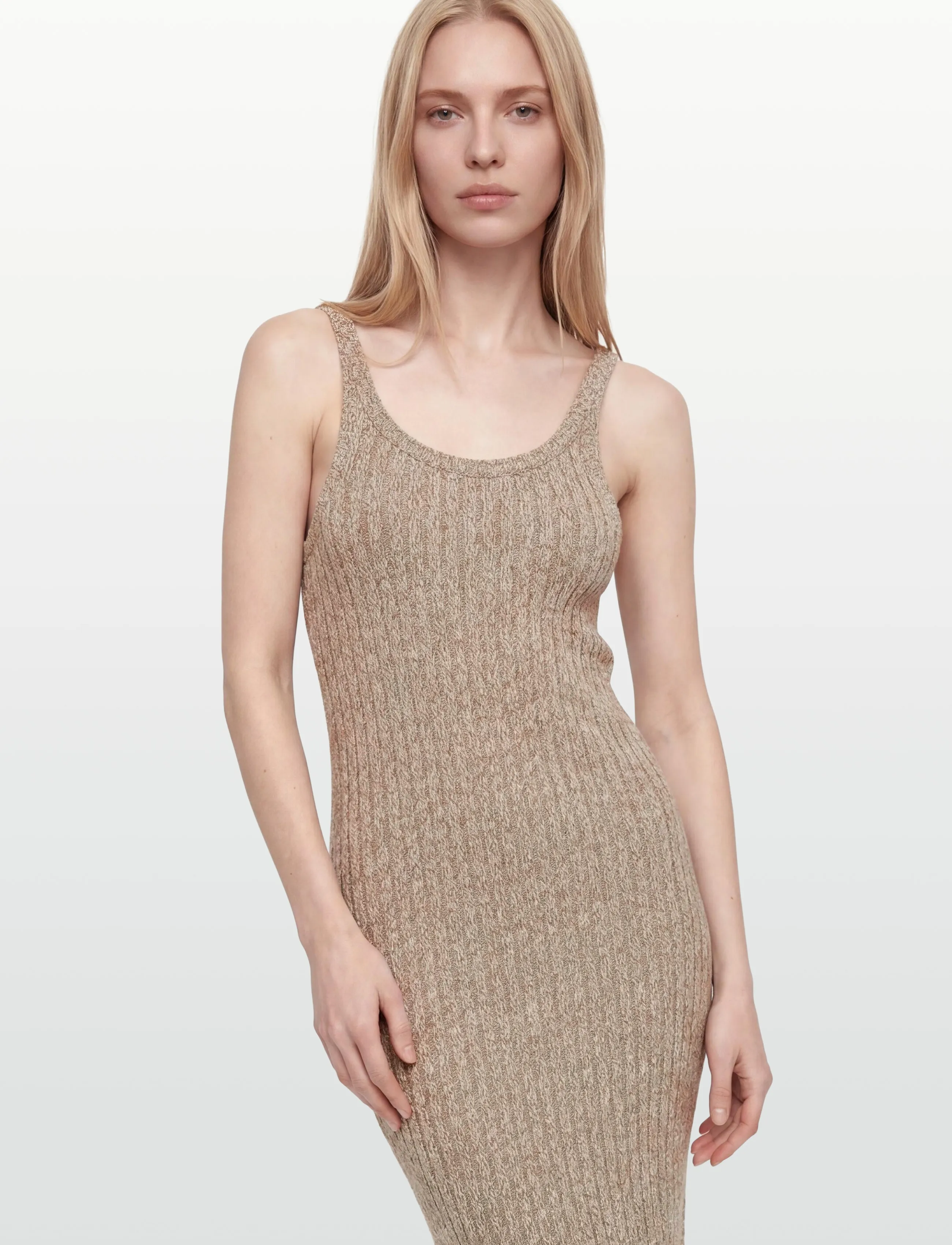 Closed - WOMEN STRAP DRESS DRESSES NUTMEG - maxikjoler - nutmeg - 5