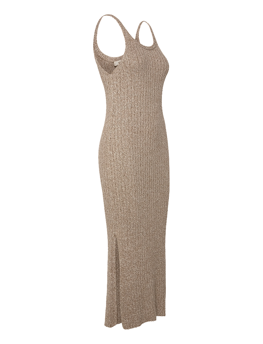 Closed - WOMEN STRAP DRESS DRESSES NUTMEG - neulemekot - nutmeg - 3