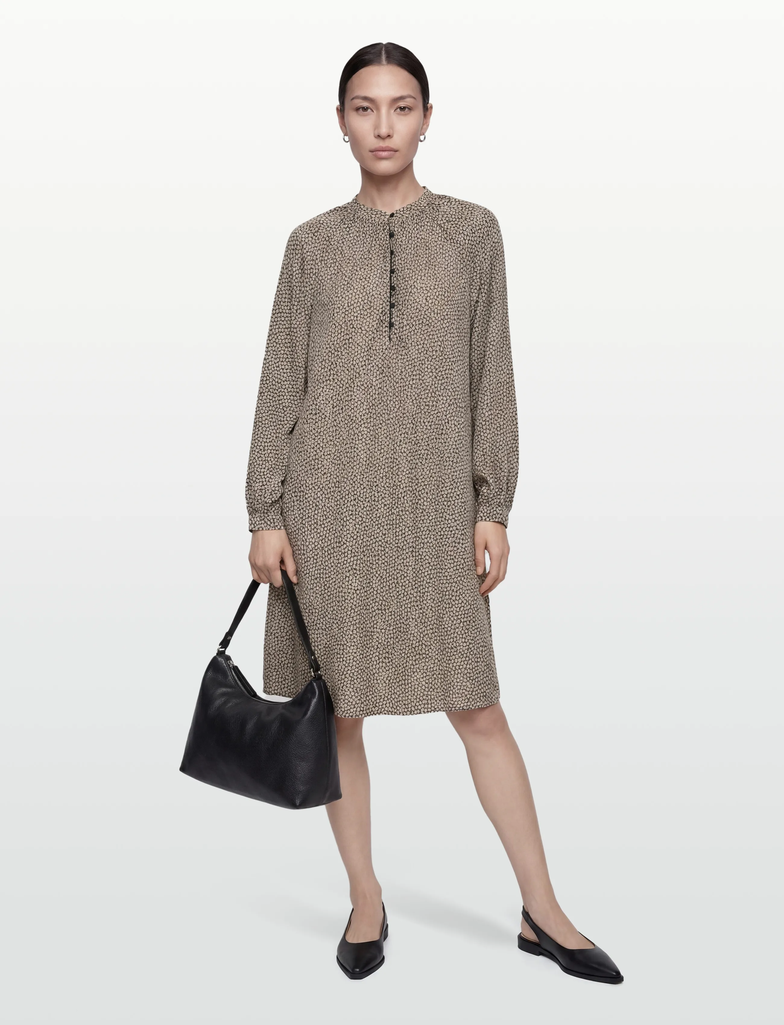 Closed Oversized Dress Ecru, S, Beige, Designere > Shirt Dresses, Dame