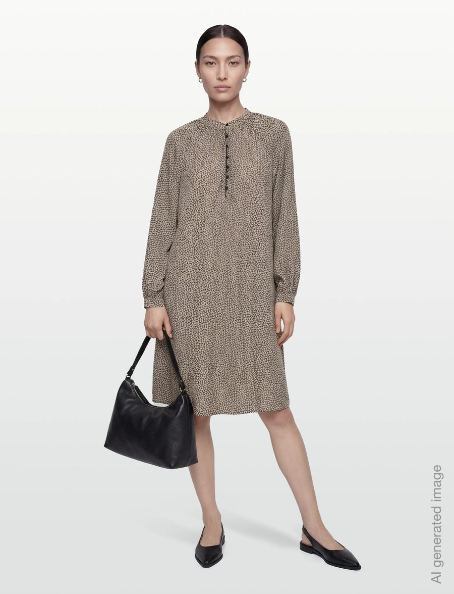Closed - OVERSIZED DRESS ECRU - hemdkleider - ecru - 0