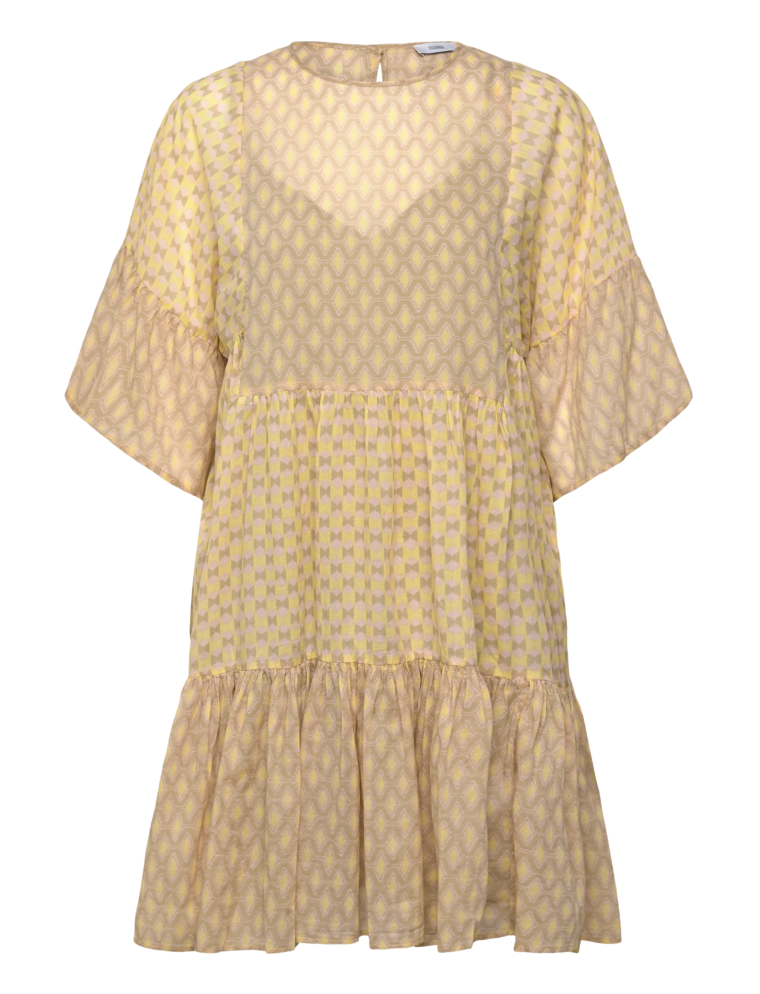 CLOSED Tennieblouse Strong Mustard Patterned - M - Damen