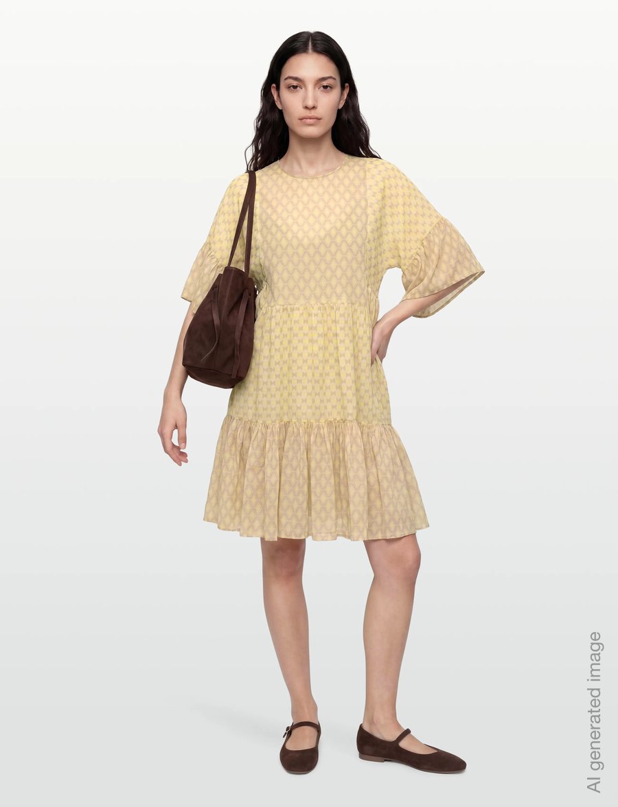Closed - TENNIEBLOUSE STRONG MUSTARD - short dresses - strong mustard - 0