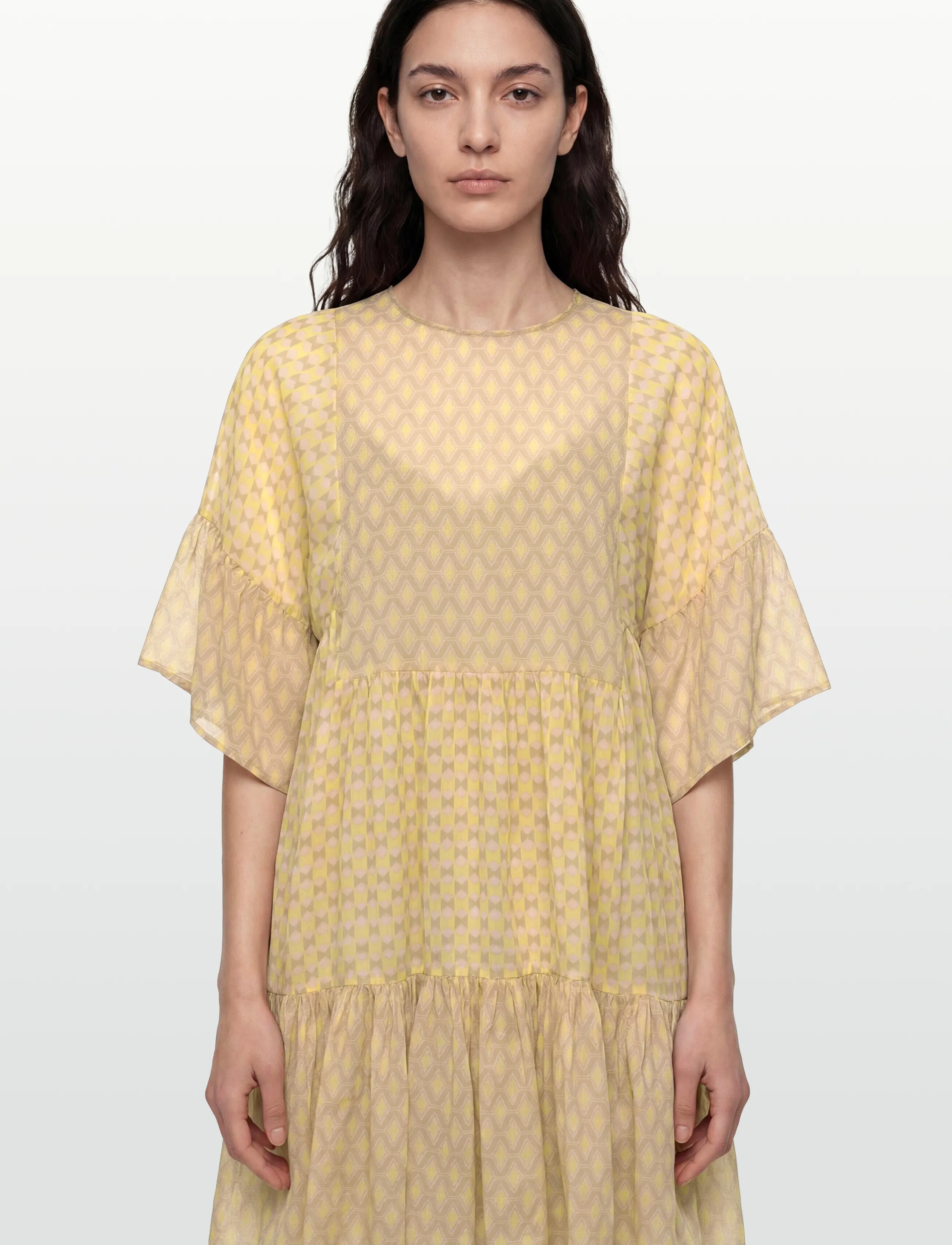 Closed - TENNIEBLOUSE STRONG MUSTARD - korte kjoler - strong mustard - 4