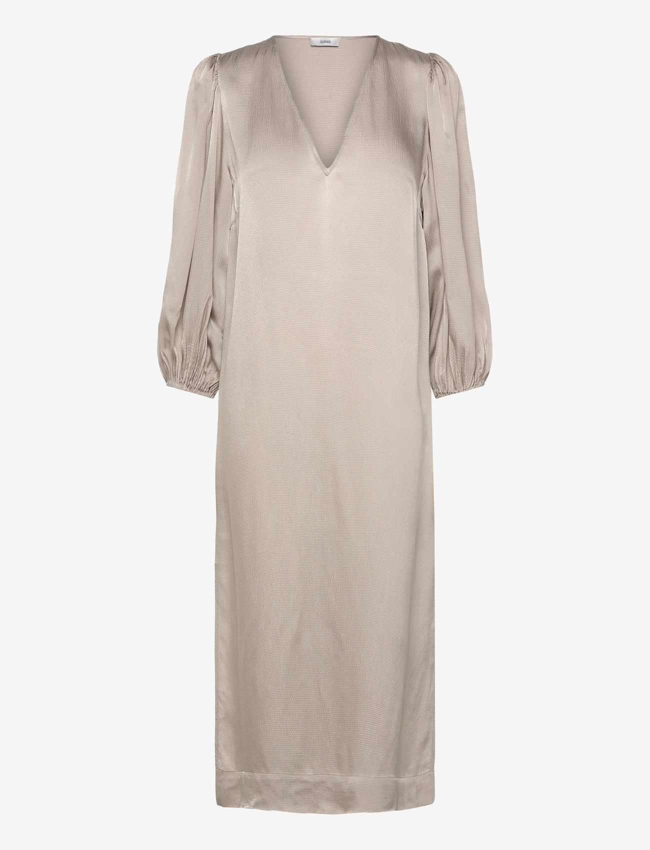 Closed - PUFF SLEEVE DRESSES GREY ALABASTER - maxi dresses - grey alabaster - 0