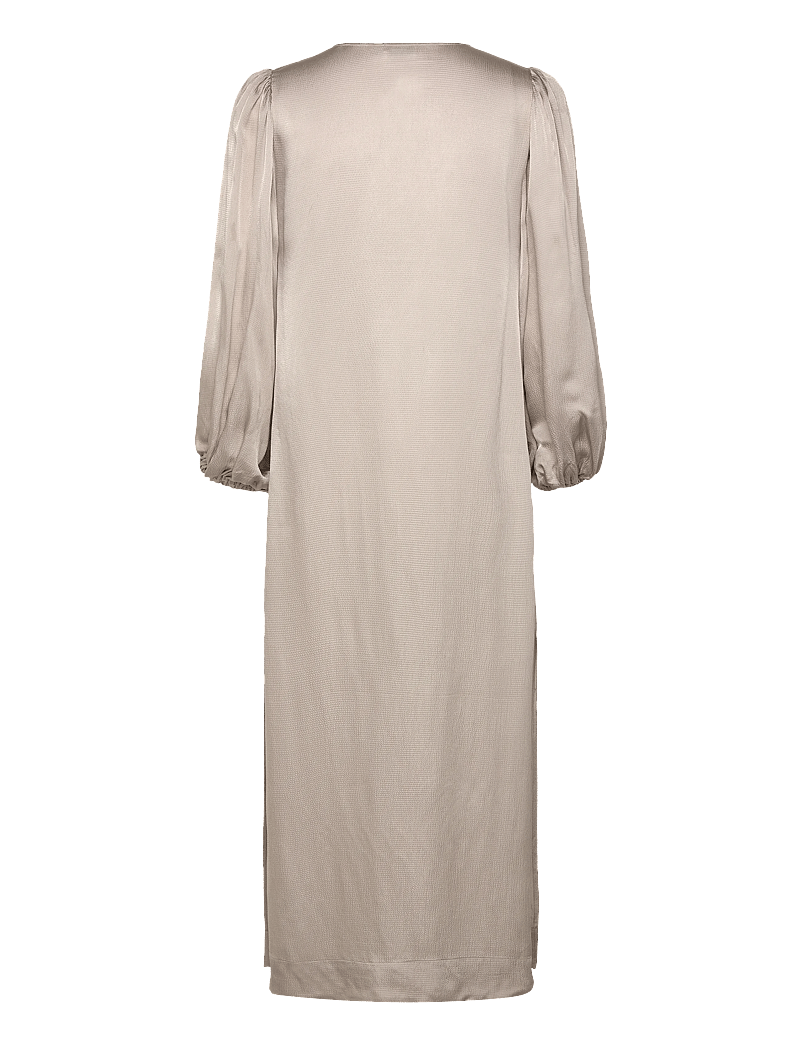 Closed - PUFF SLEEVE DRESSES GREY ALABASTER - maxi sukienki - grey alabaster - 2