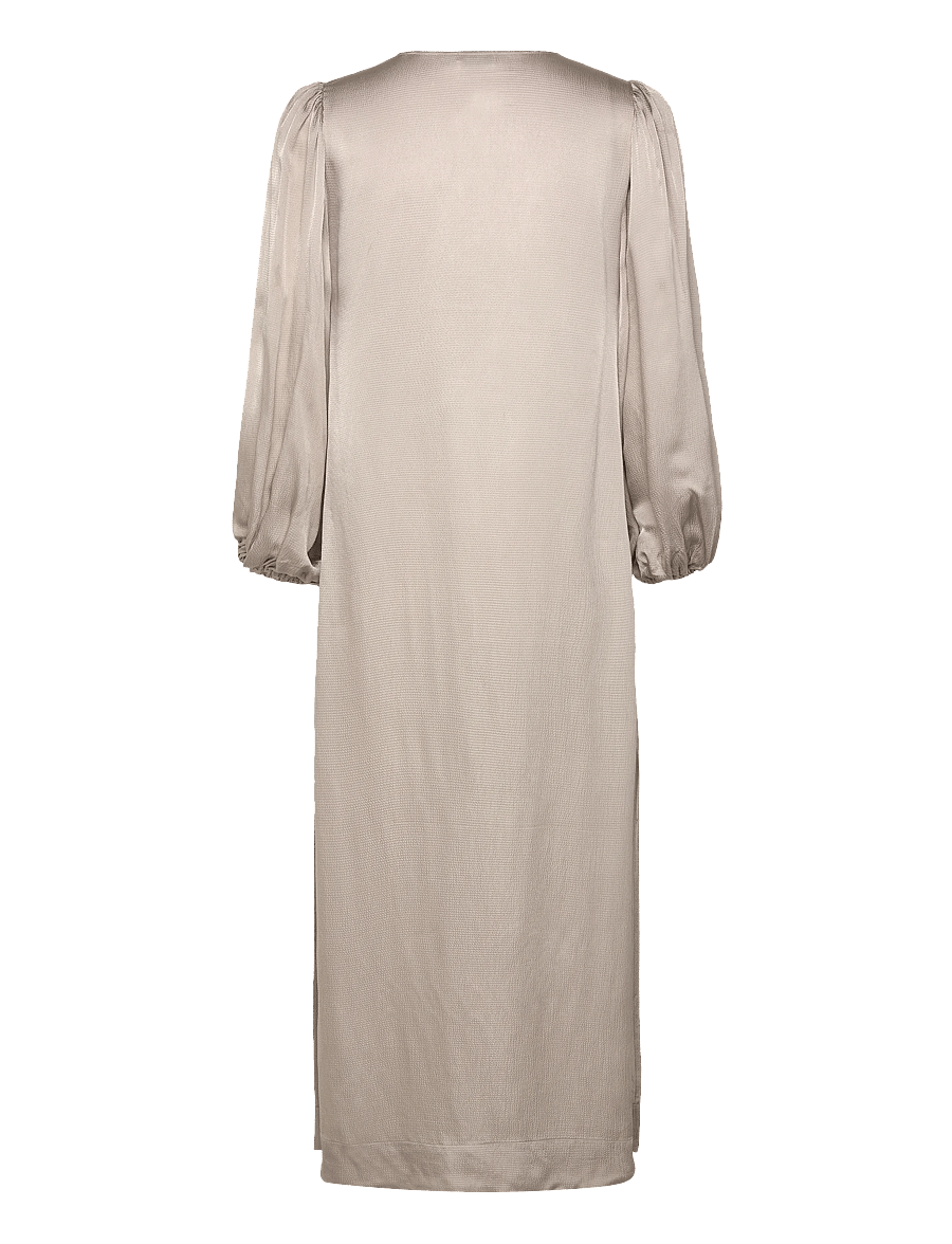 Closed - PUFF SLEEVE DRESSES GREY ALABASTER - maxi sukienki - grey alabaster - 2