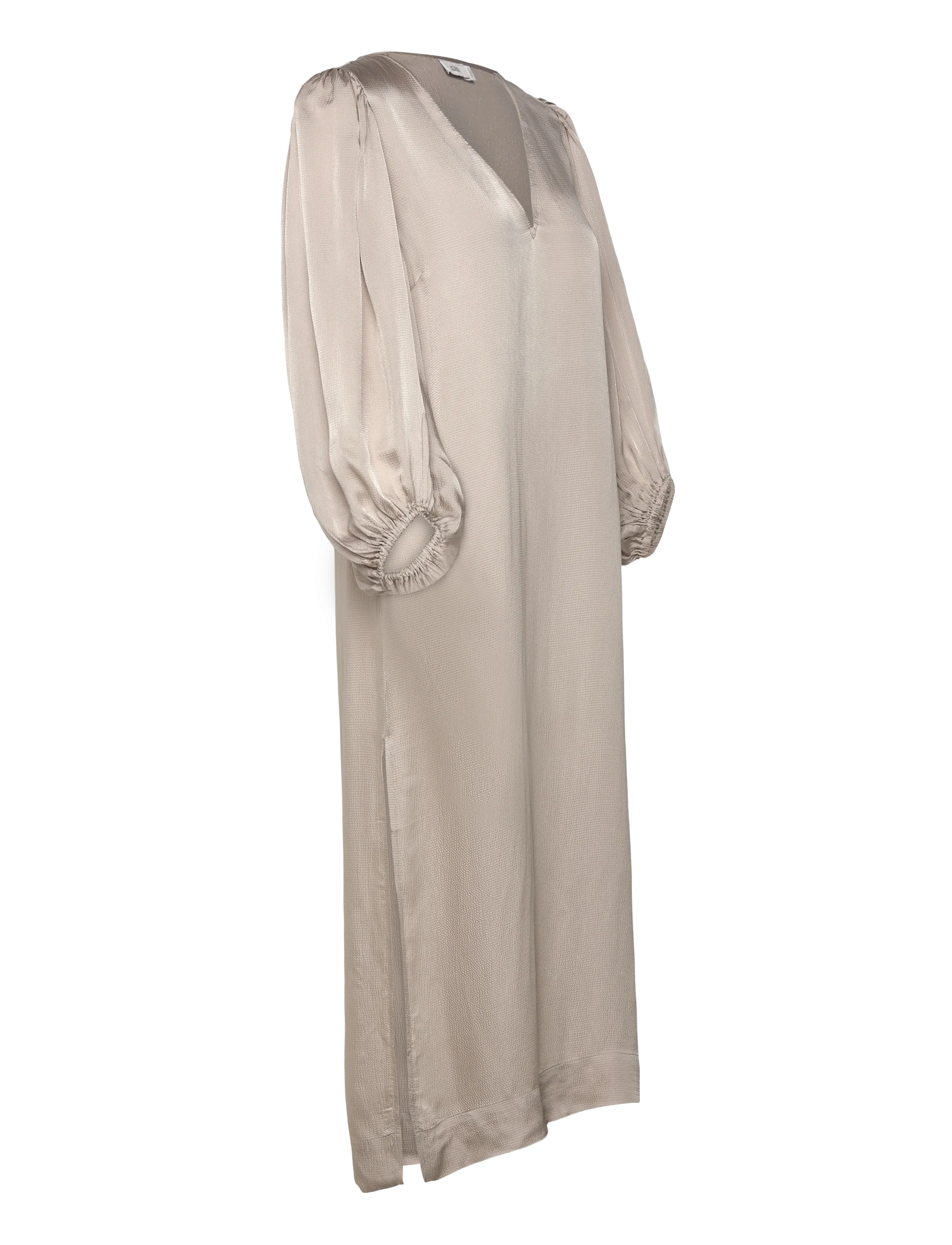 Closed - PUFF SLEEVE DRESSES GREY ALABASTER - maxi dresses - grey alabaster - 3
