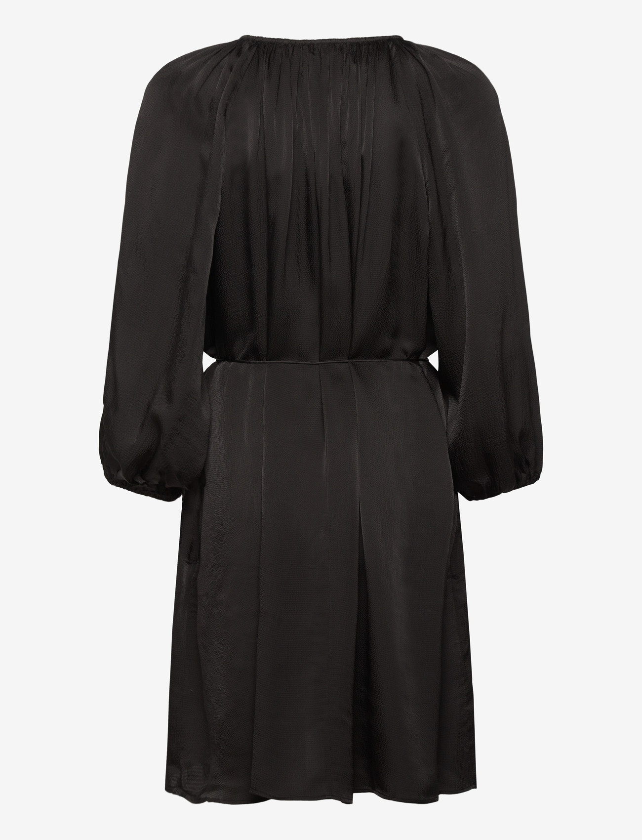 Closed - SHORT BELTED DRESS BLACK - minikleidid - black - 2