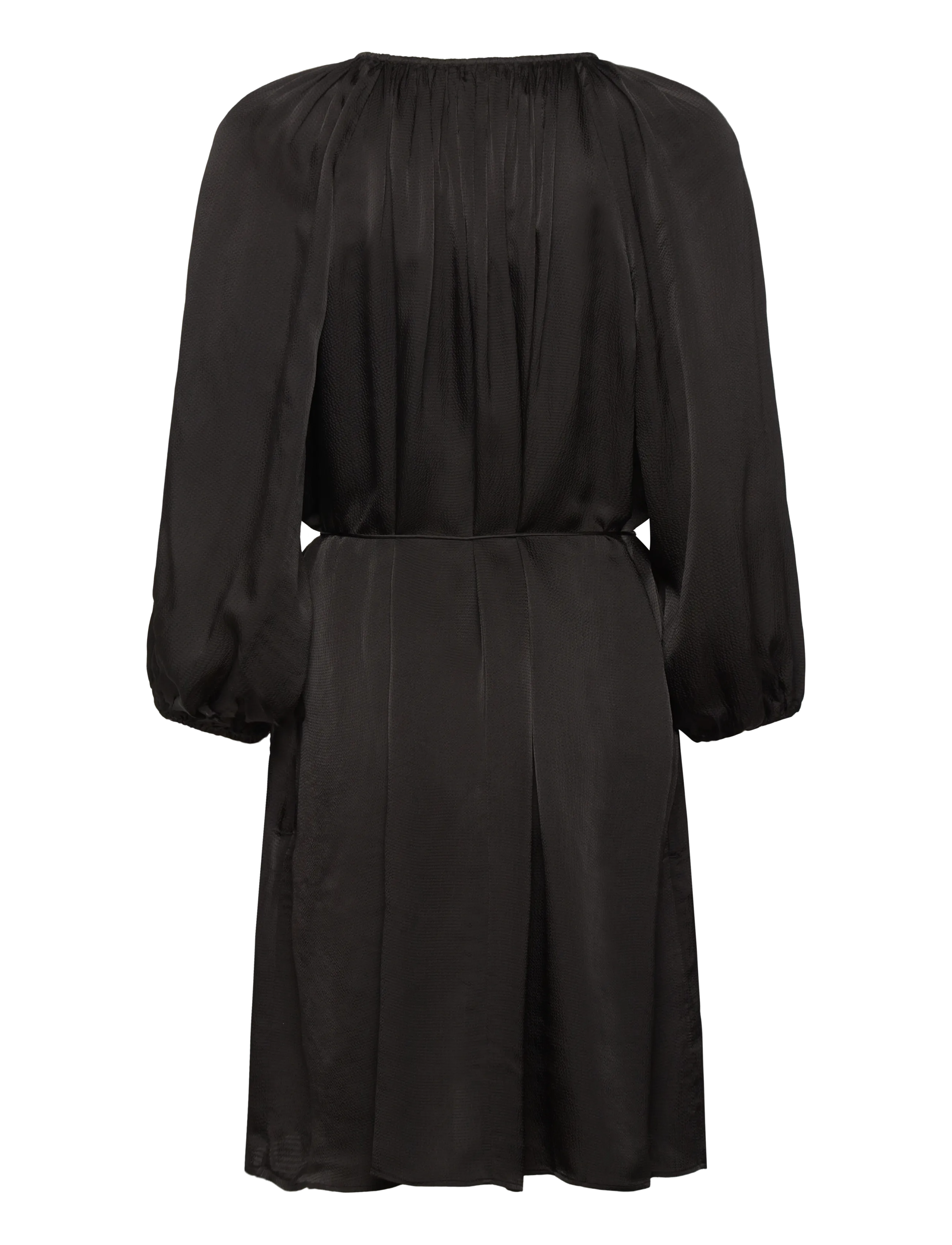 Closed - SHORT BELTED DRESS BLACK - short dresses - black - 2