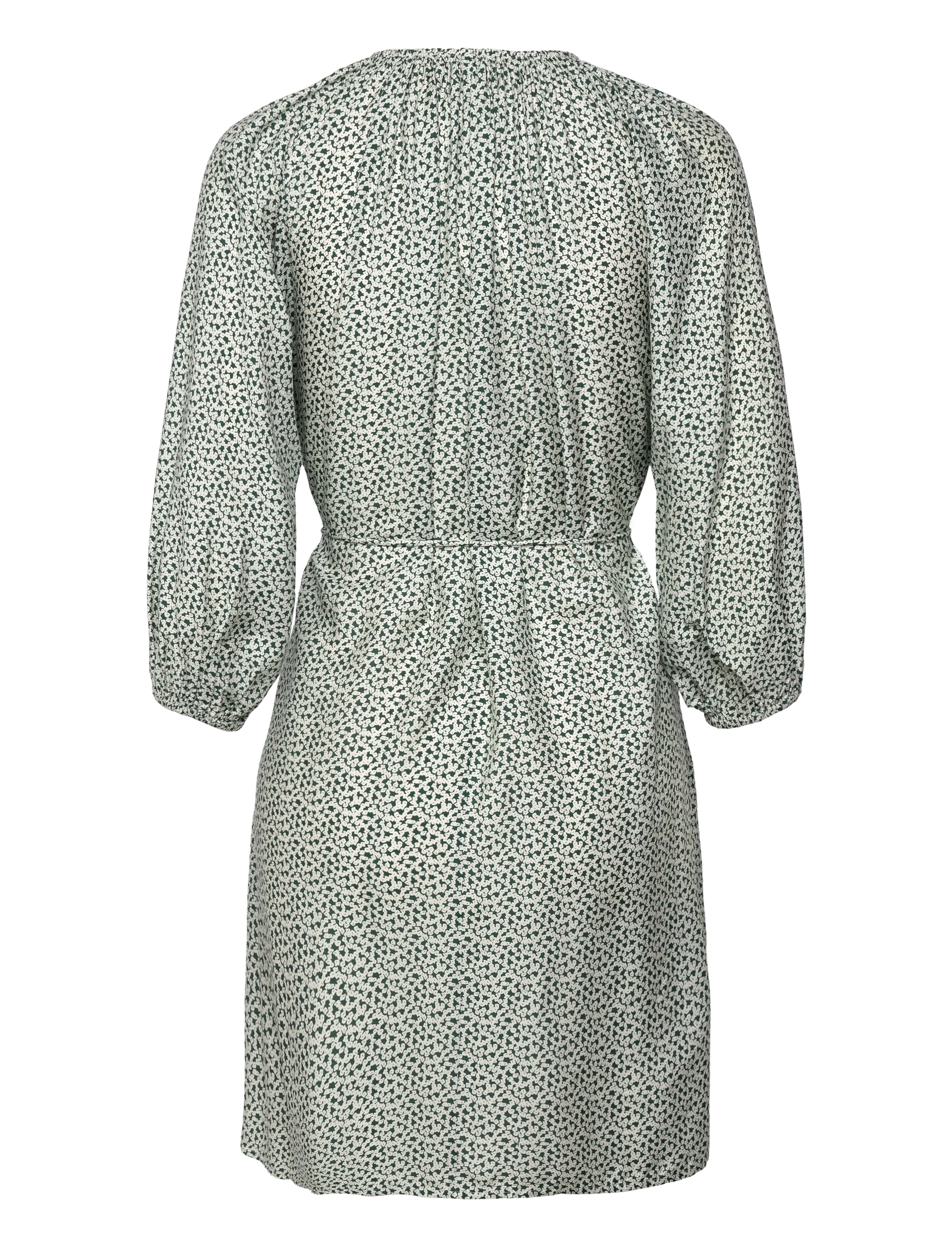 Closed - SHORT BELTED DRESS FERN GREEN - korta klänningar - fern green - 2
