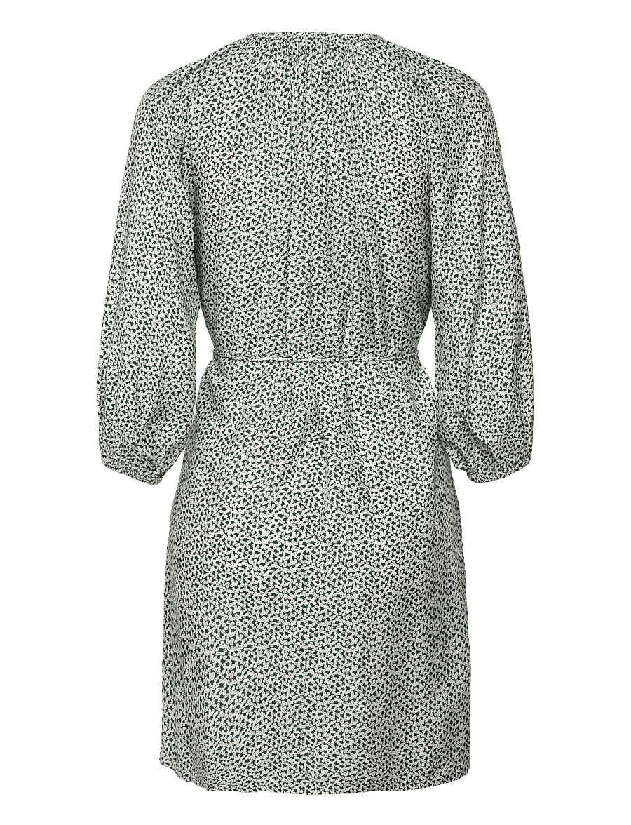 Closed - SHORT BELTED DRESS FERN GREEN - korta klänningar - fern green - 2