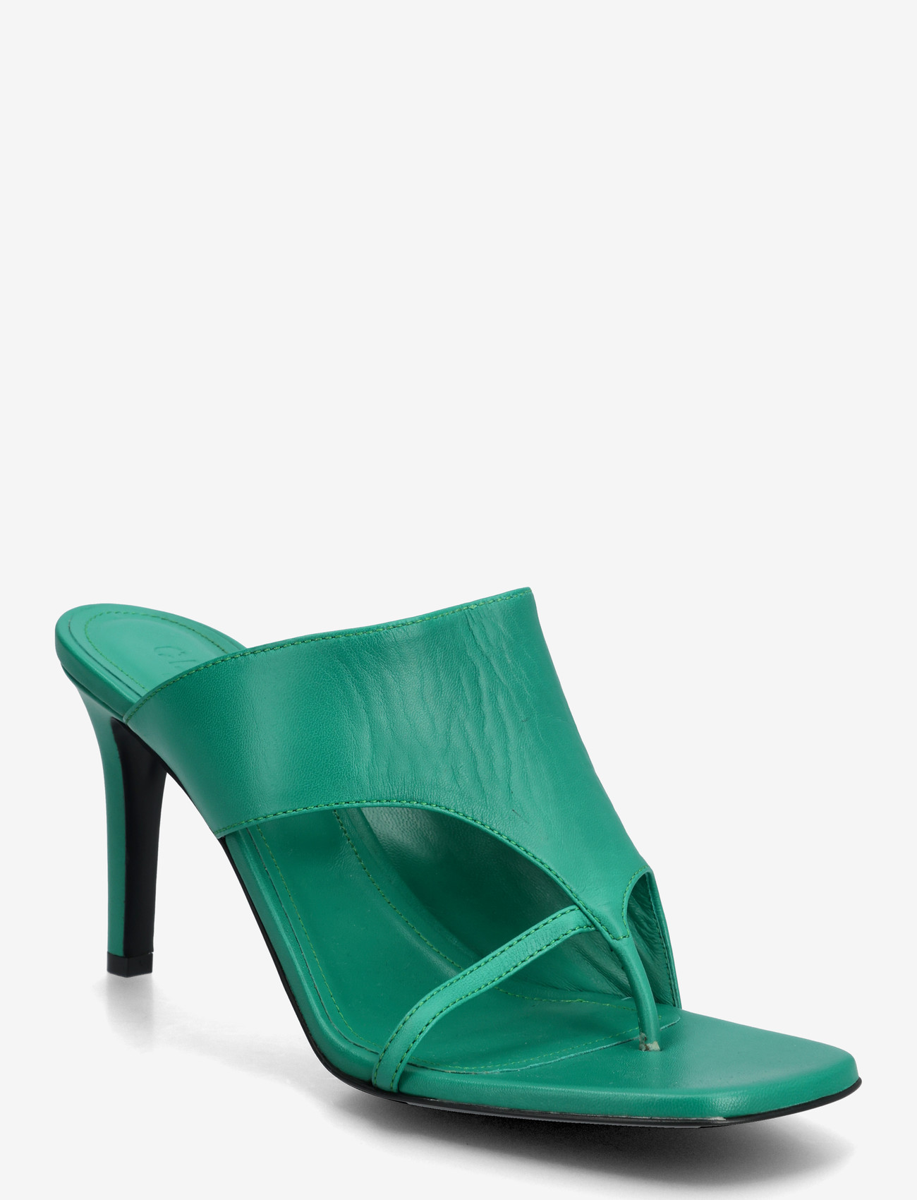 Closed - MULE SHOES EMERALD GREEN - muiltjes met hak - emerald green - 0