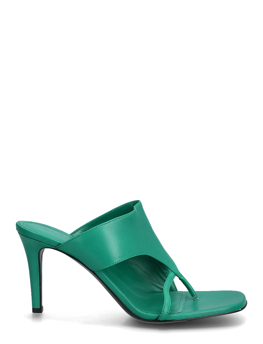 Closed - MULE SHOES EMERALD GREEN - pantoletten mit absatz - emerald green - 1