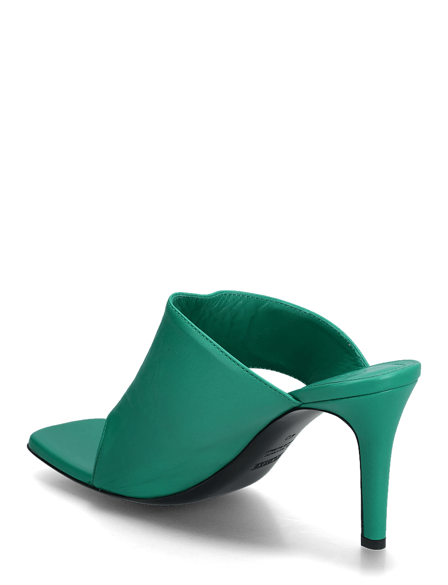 Closed - MULE SHOES EMERALD GREEN - pantoletten mit absatz - emerald green - 2
