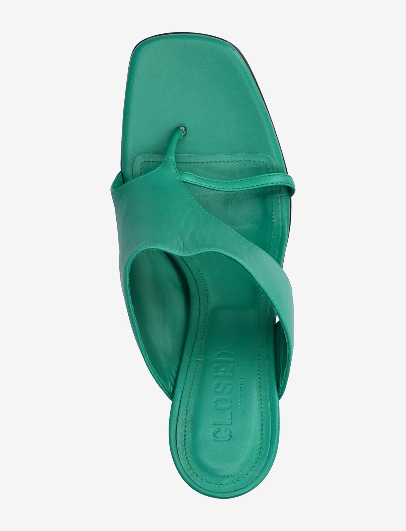 Closed - MULE SHOES EMERALD GREEN - muiltjes met hak - emerald green - 3