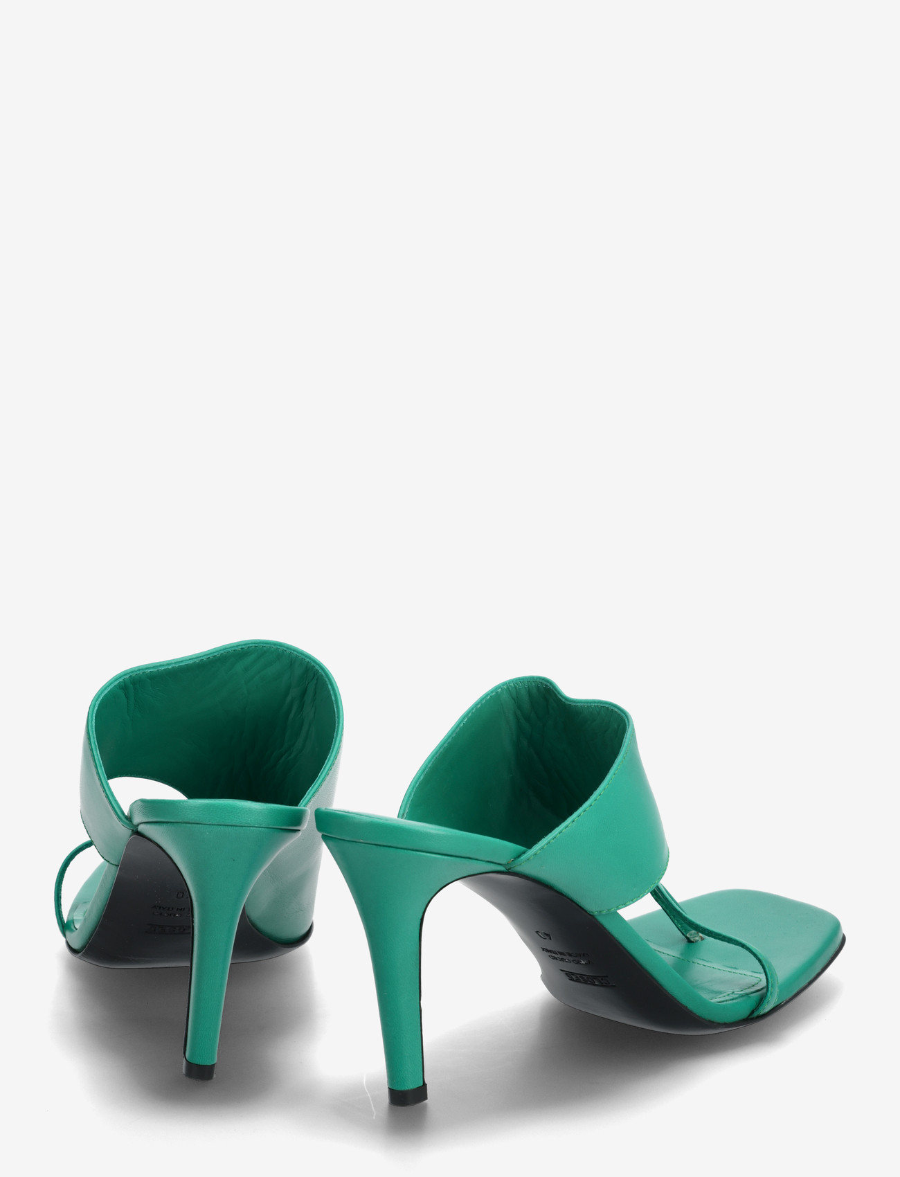 Closed - MULE SHOES EMERALD GREEN - muiltjes met hak - emerald green - 4