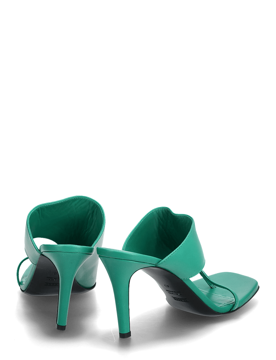 Closed - MULE SHOES EMERALD GREEN - pantoletten mit absatz - emerald green - 4