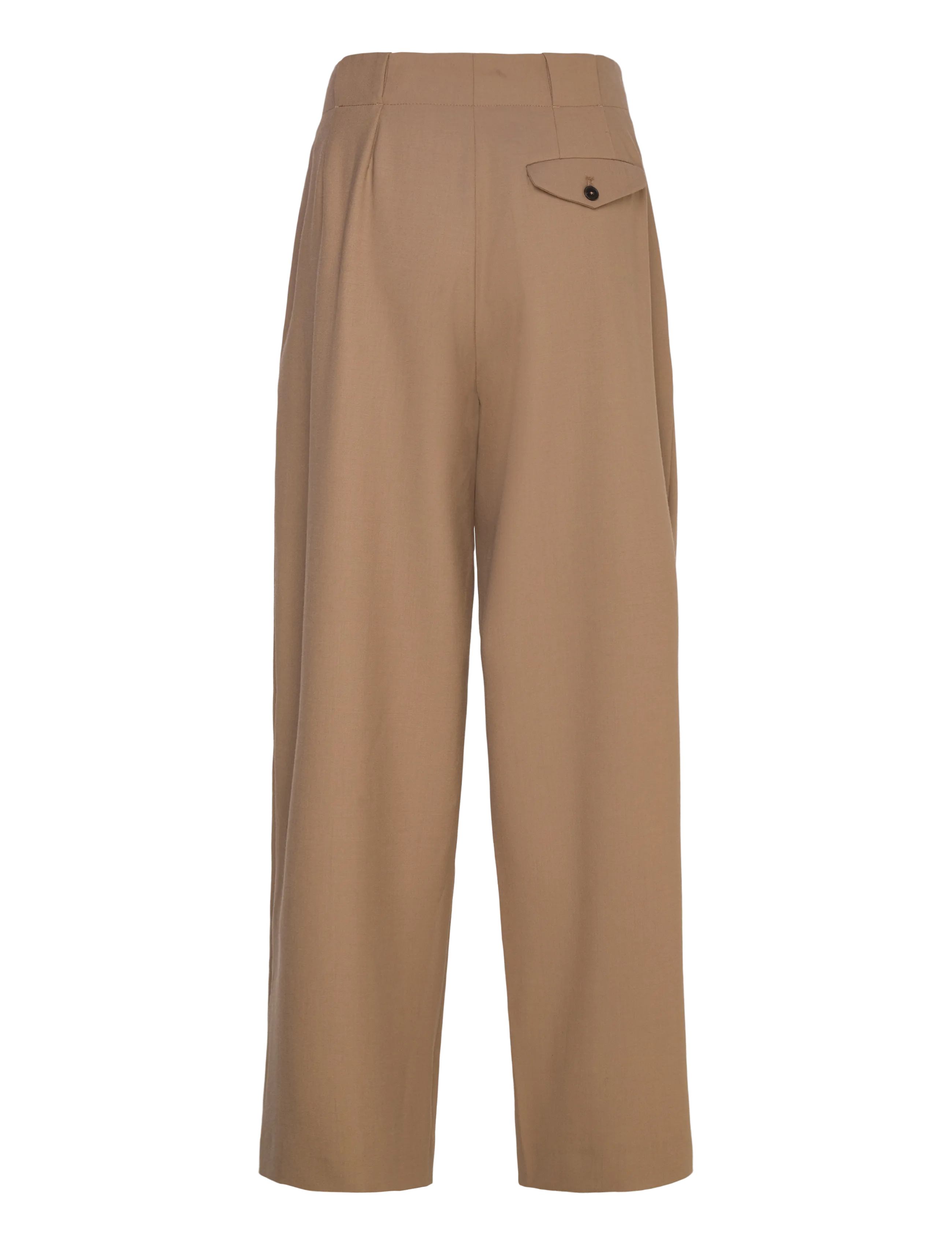 Closed - MAWSON PANTS - bukser med brede ben - brown sugar - 1
