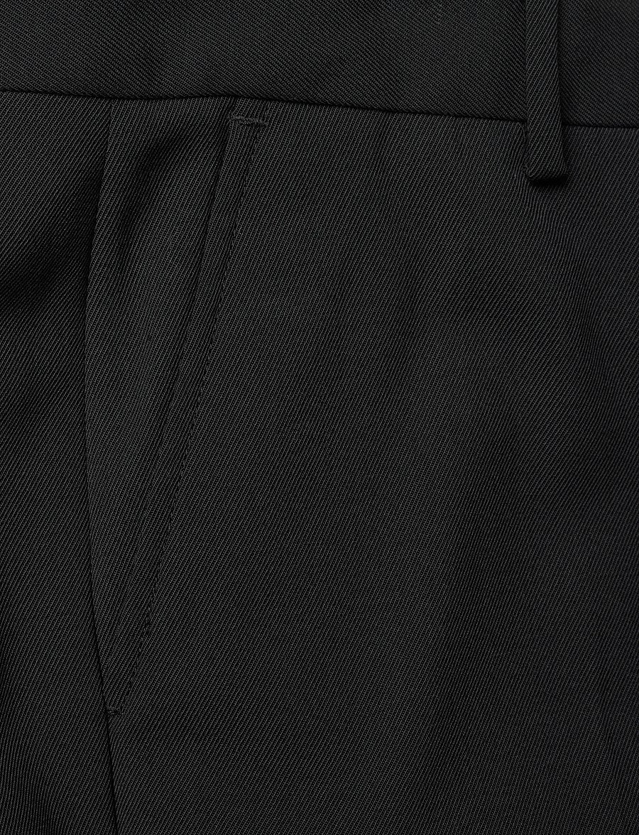 Closed - WHARTON PANTS - alt laiad püksid - black - 5