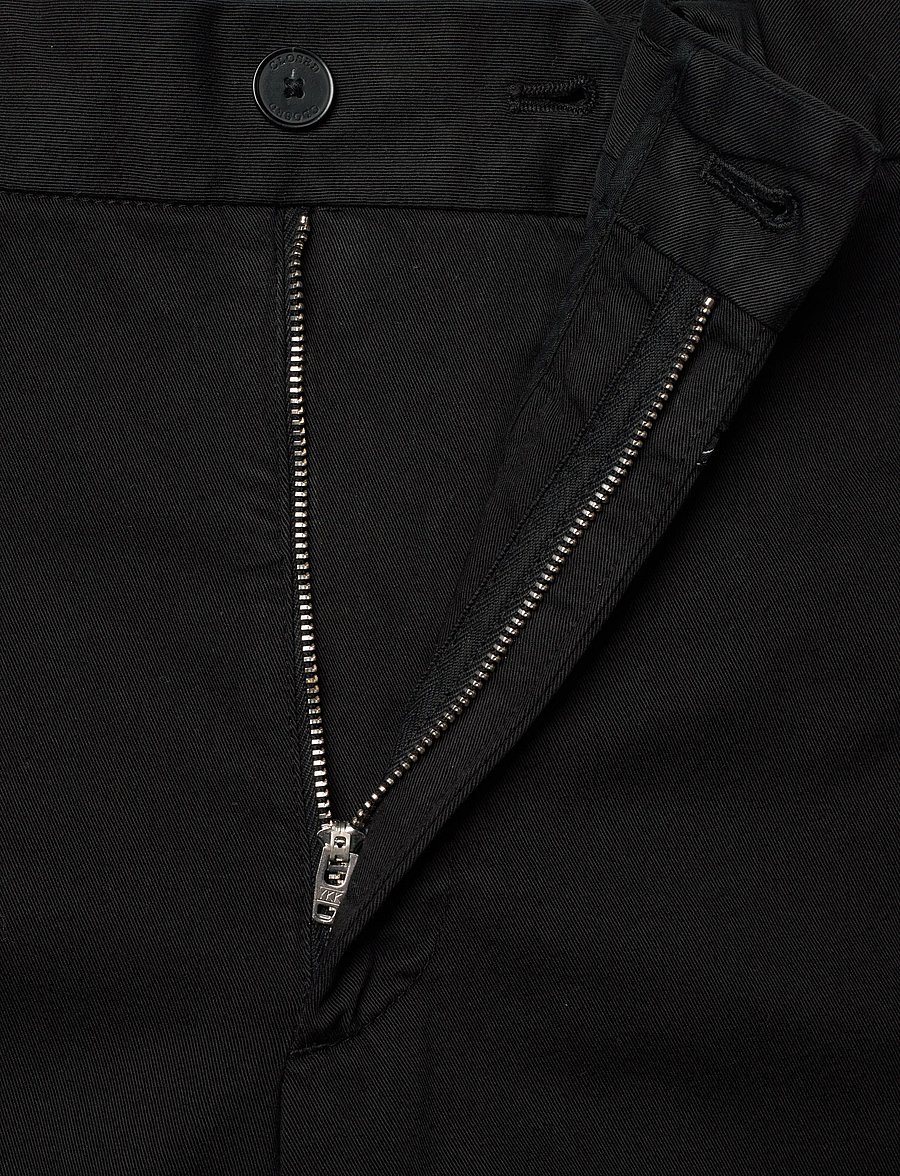 Closed - BARTON PANTS - utsvängda byxor - black - 3
