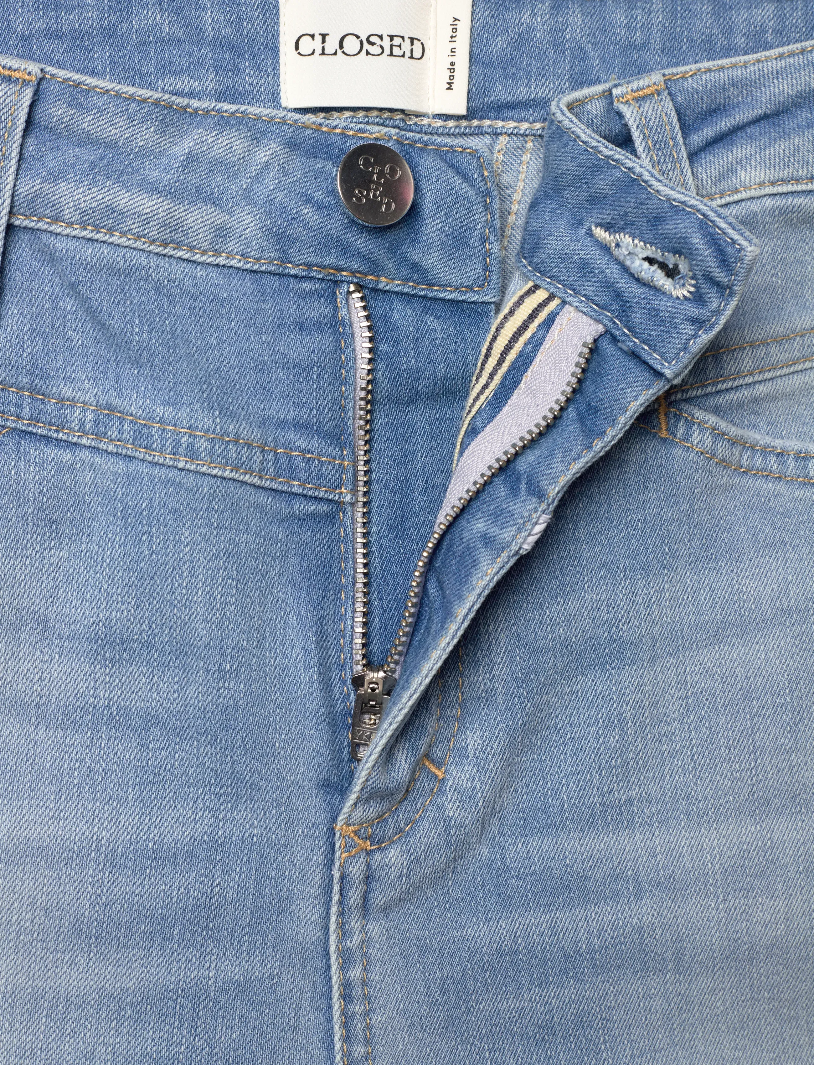 Closed - SKINNY PUSHER JEANS - dżinsy skinny fit - mid blue - 3